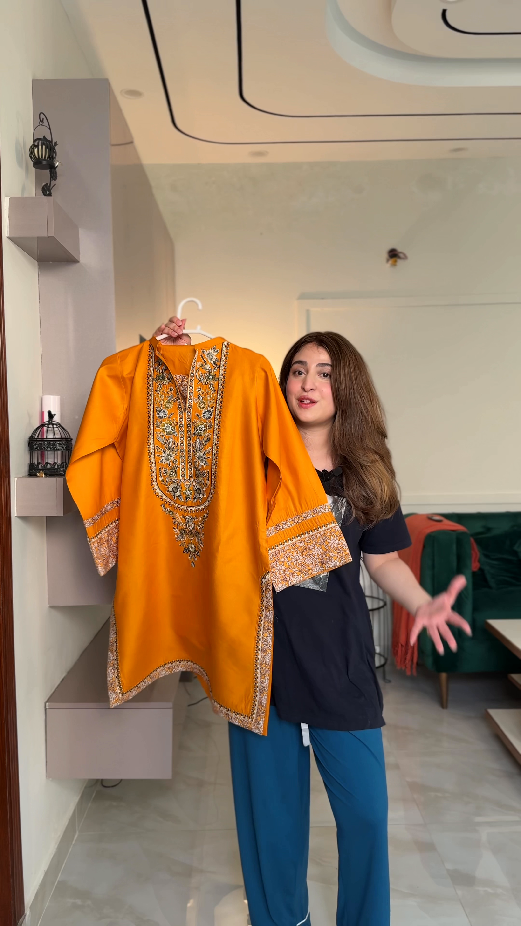 Tehzeeb Libas ZOI EMBROIDERED 3PC WITH SHAWL