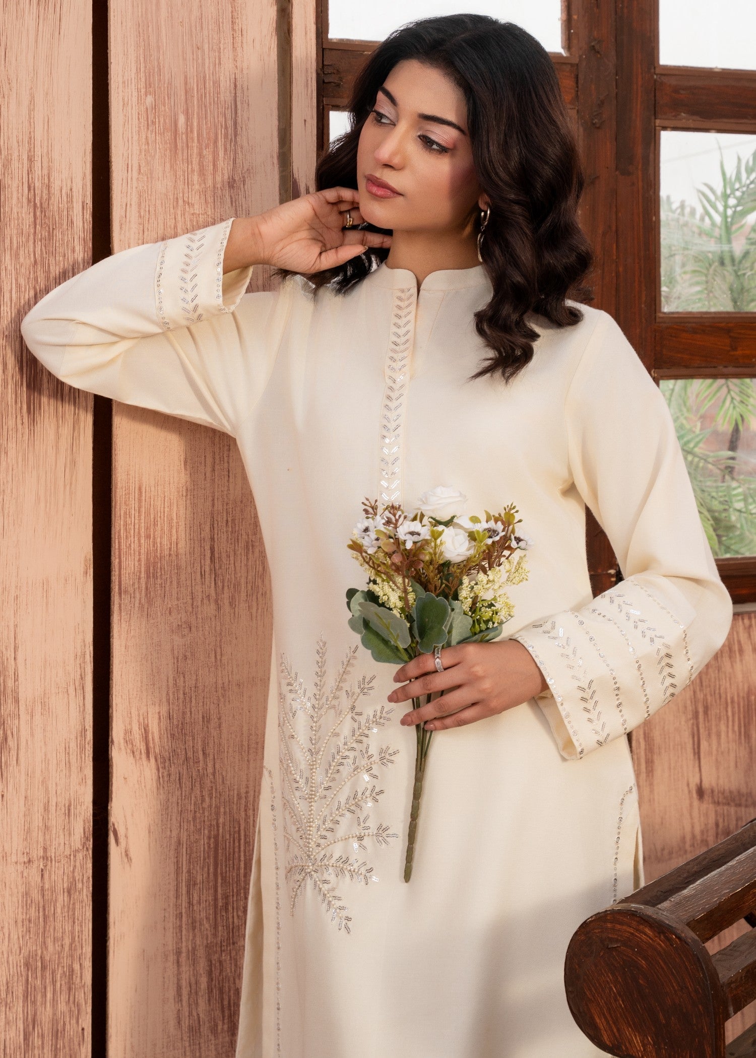 Sahibas By Mirza Reham Off - White