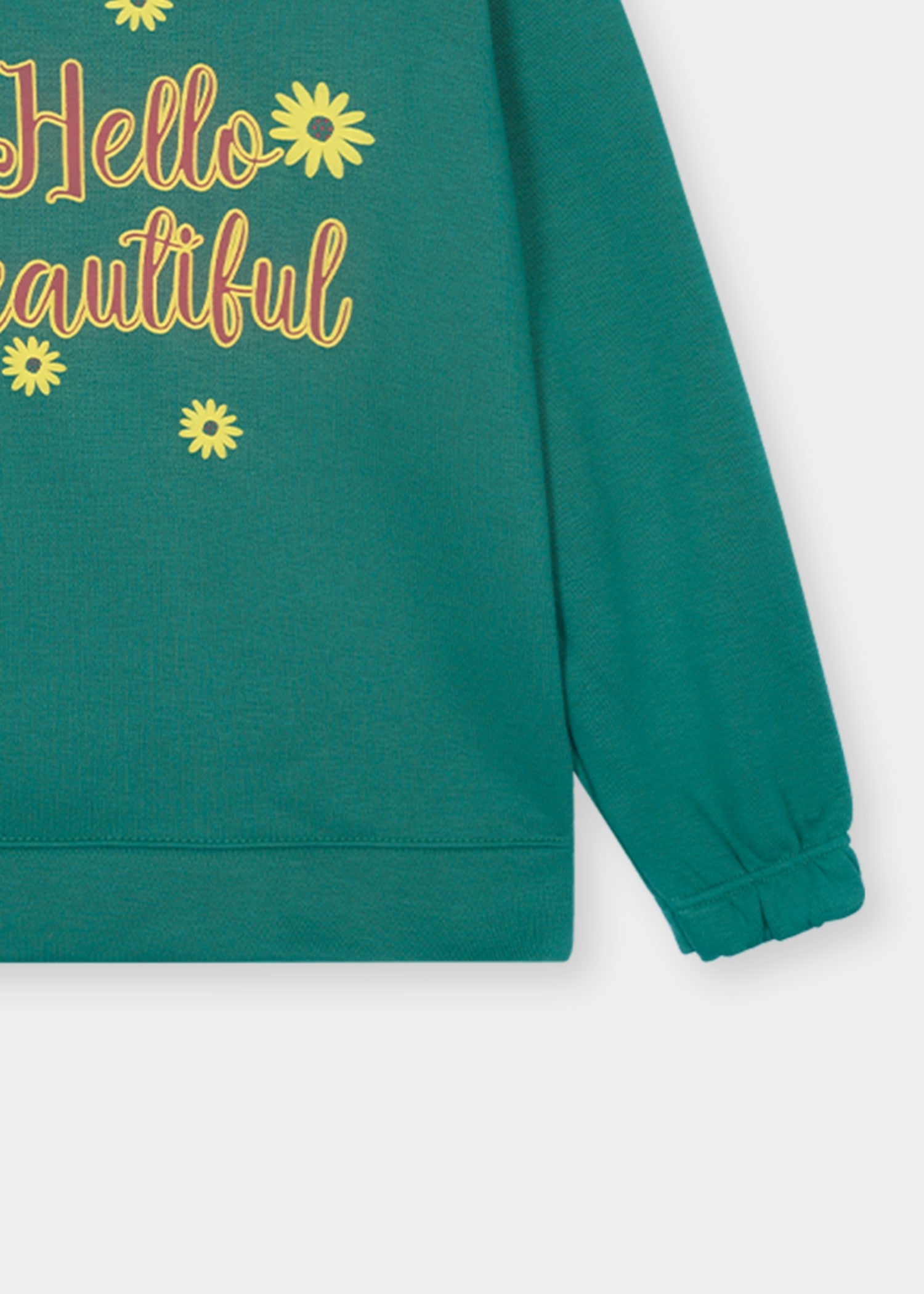 GIRLS-PRINTED-SOFT-COTTON-AQUA-FLEECE-HOODIE