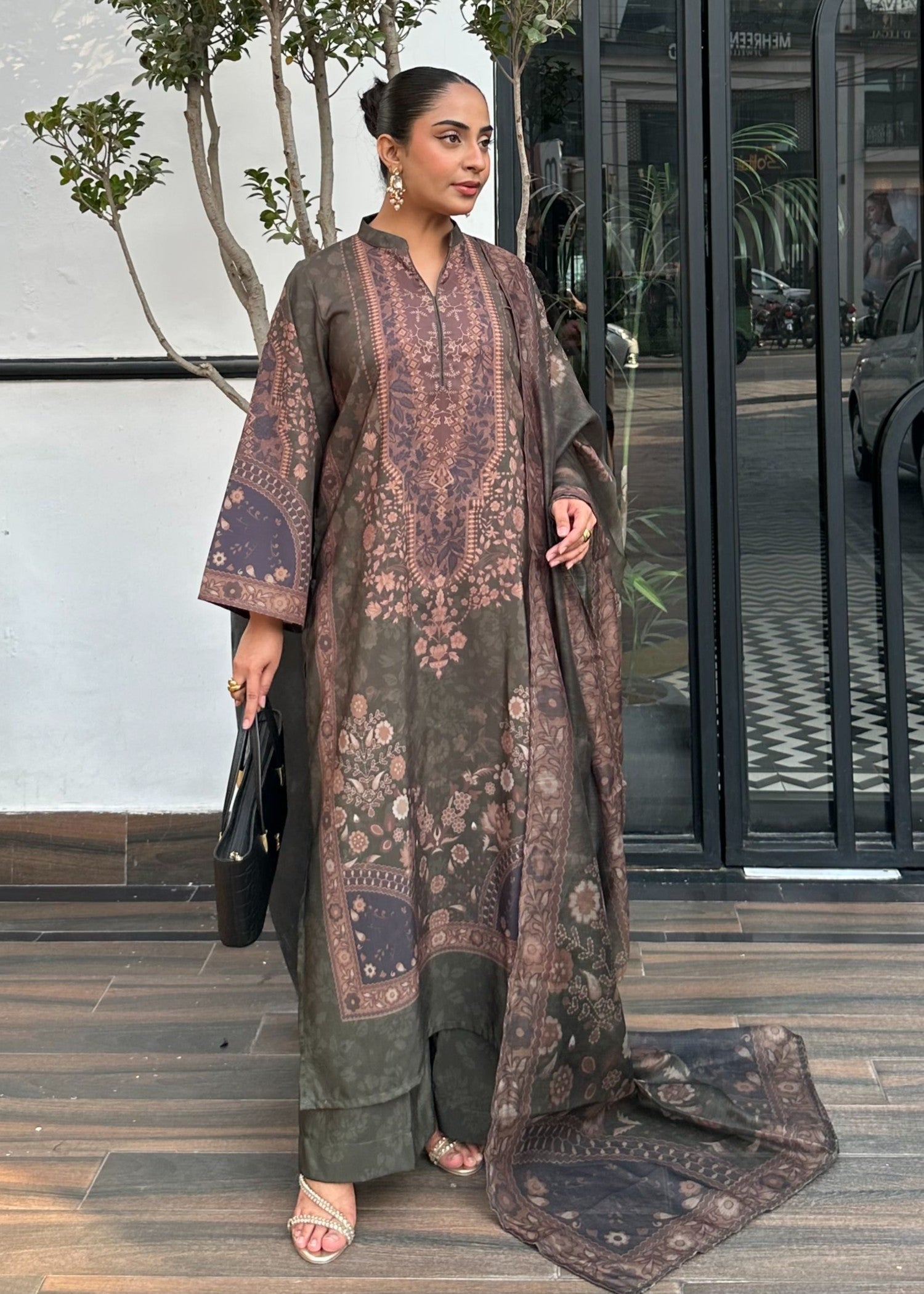 Mohagni GD-07 3PC DULL RAW SILK