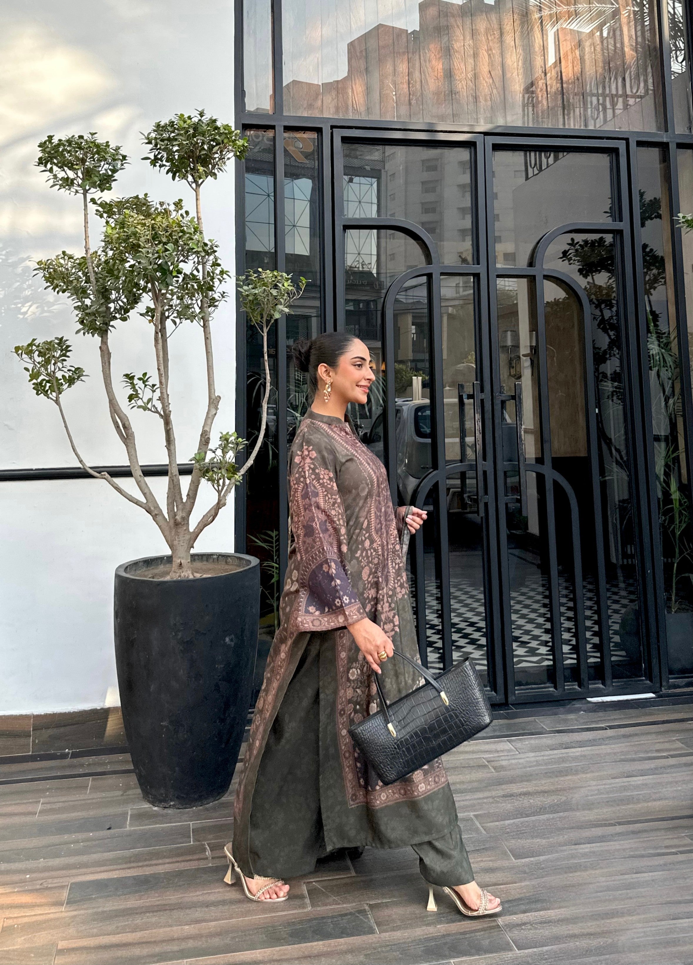 Mohagni GD-07 3PC DULL RAW SILK