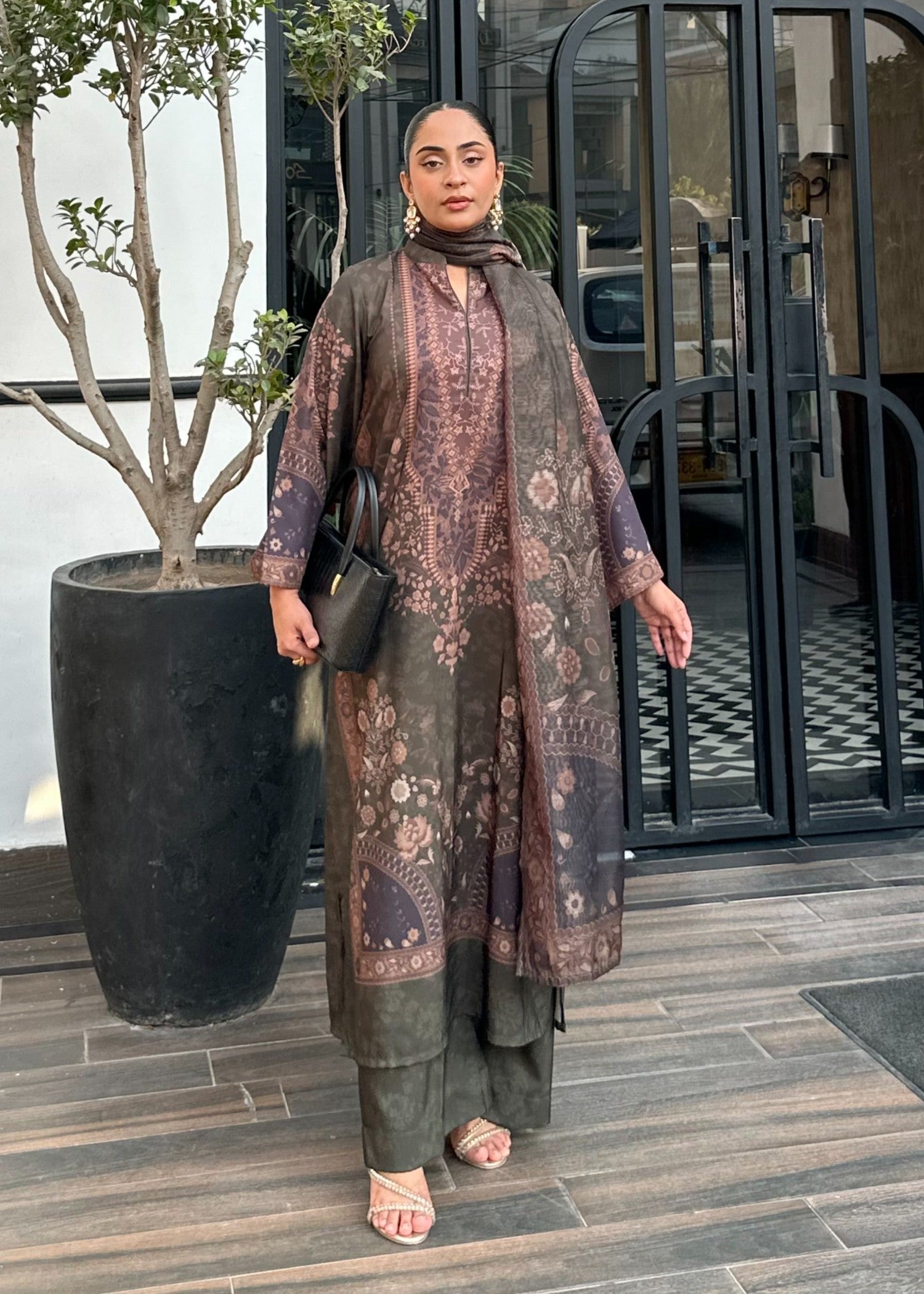 Mohagni GD-07 3PC DULL RAW SILK