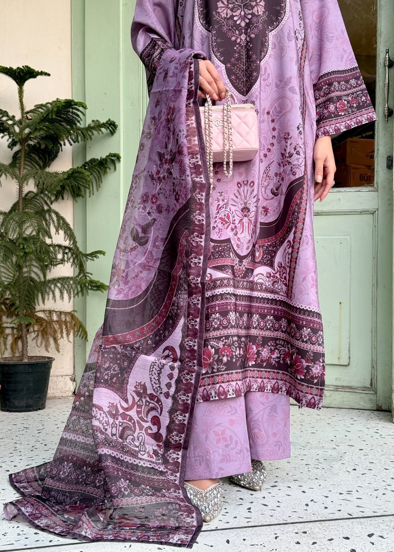 Mohagni GD-09 3PC DULL RAW SILK
