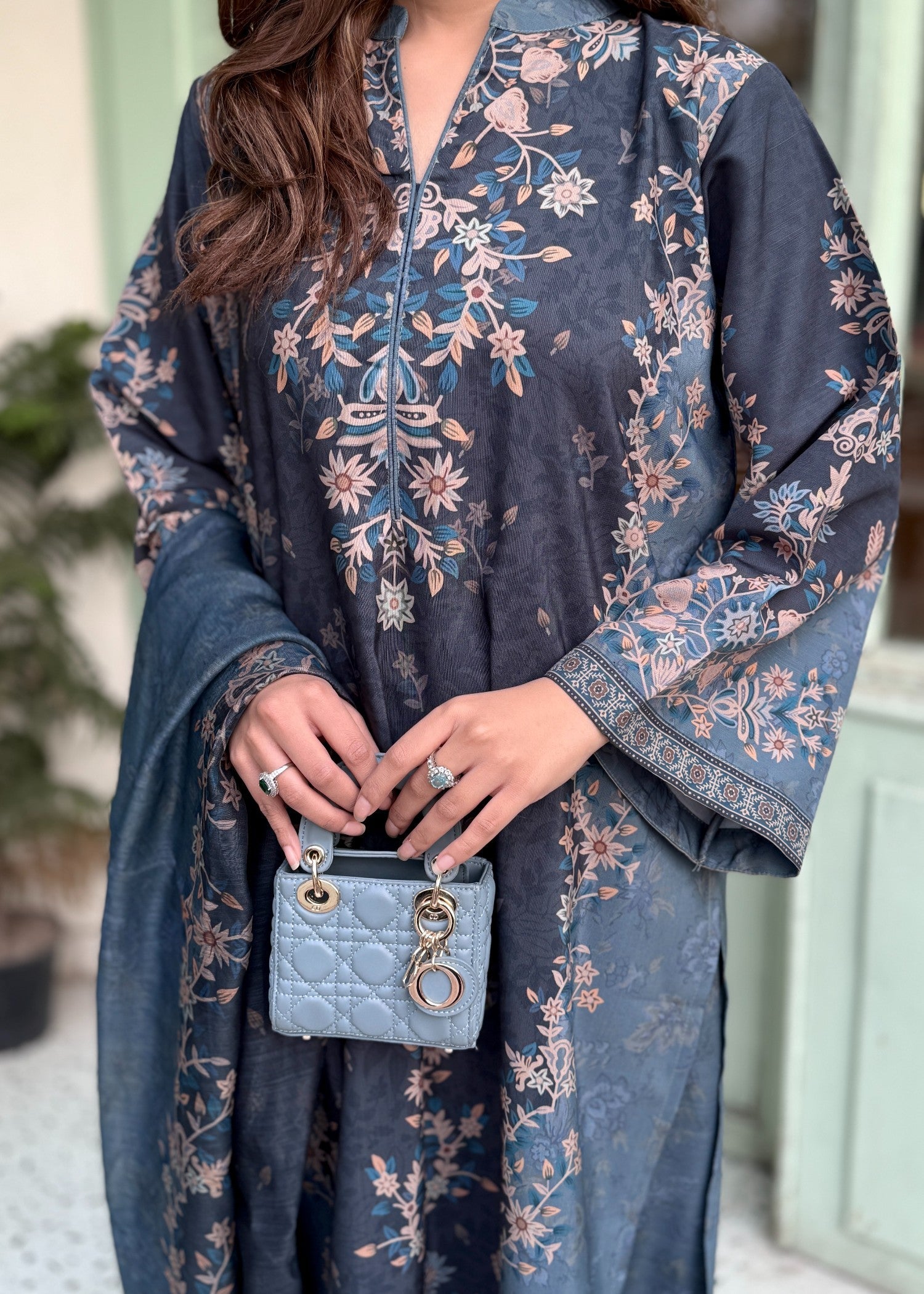 Mohagni GD-11 3PC DULL RAW SILK