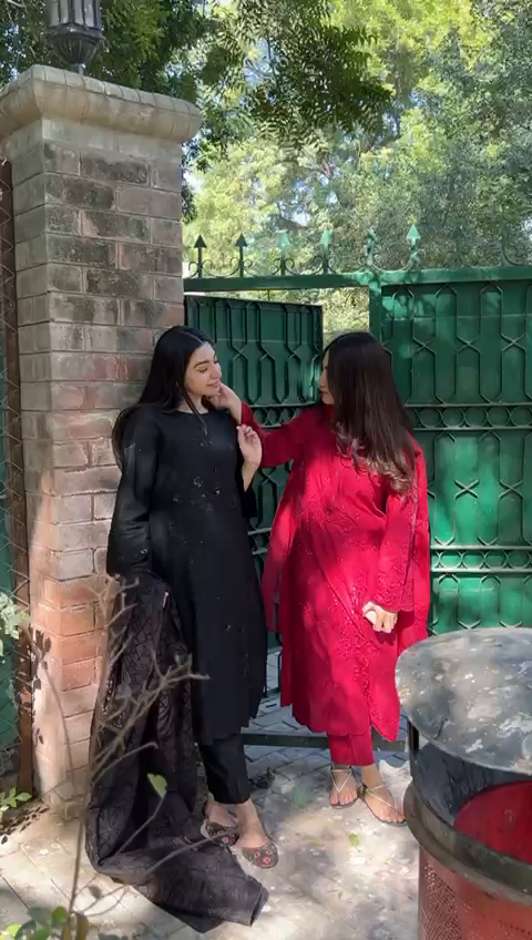 Lawn Kurta Set in Black