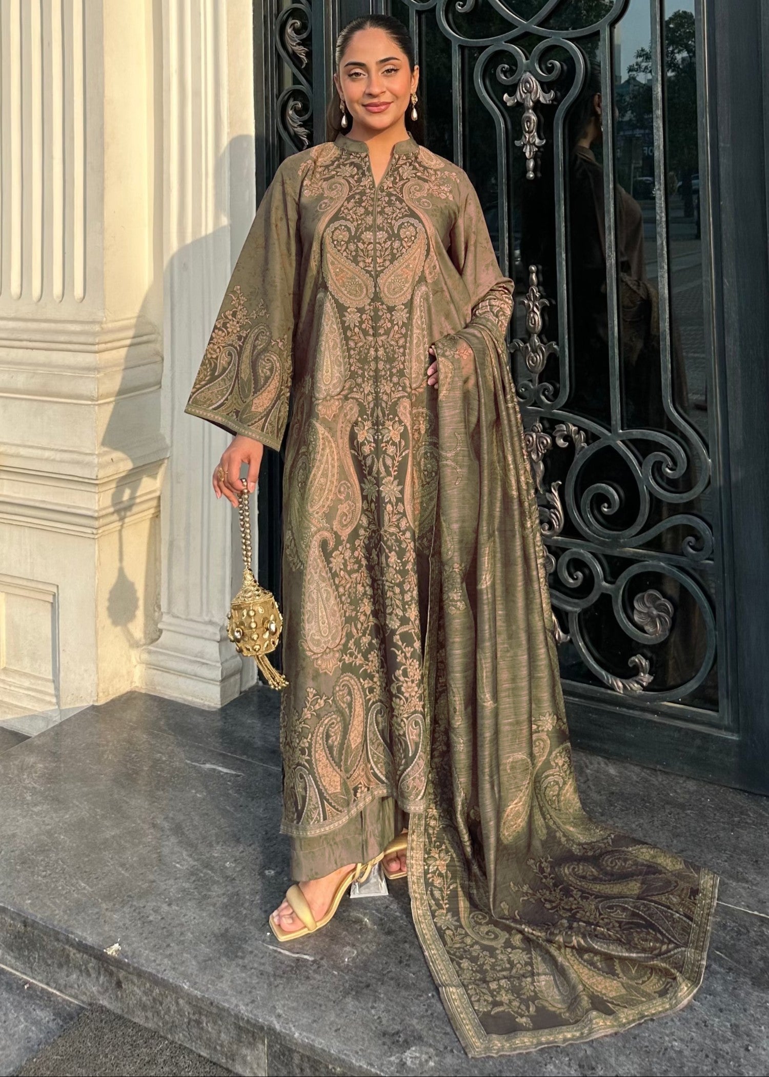 Mohagni GD-06 3PC DULL RAW SILK