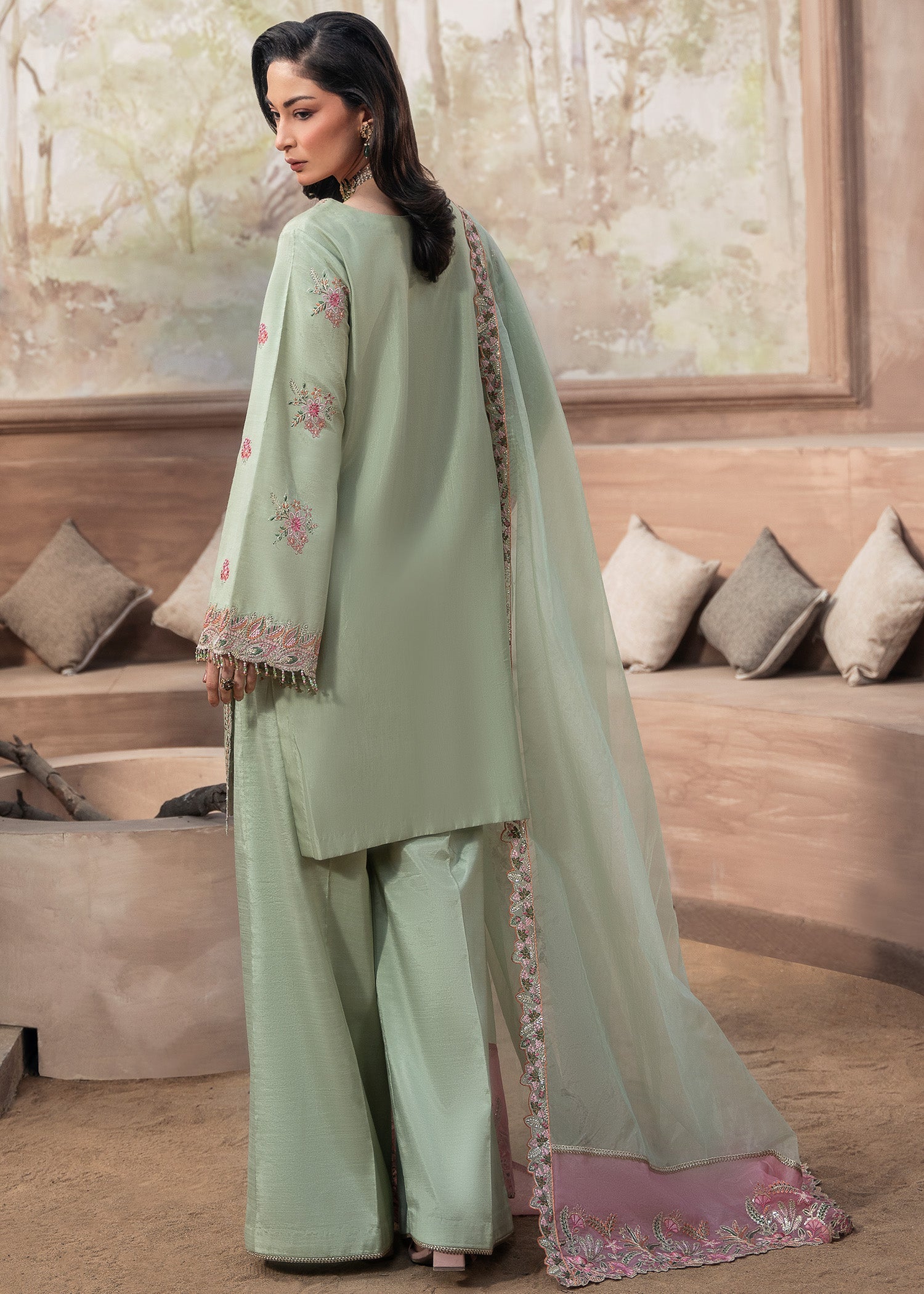 Rang-e-Haya Ayana (Mint Green)