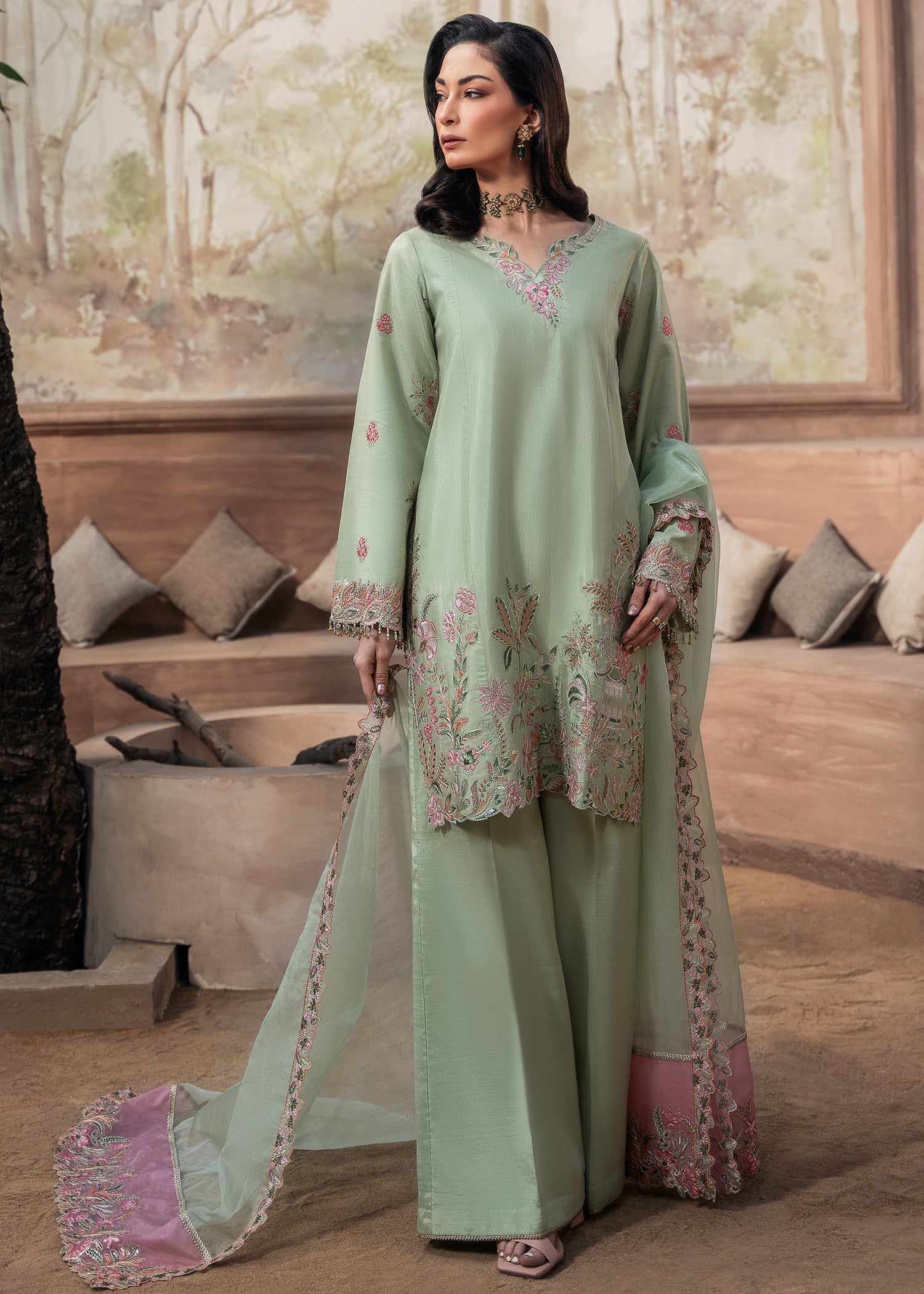 Rang-e-Haya Ayana (Mint Green)