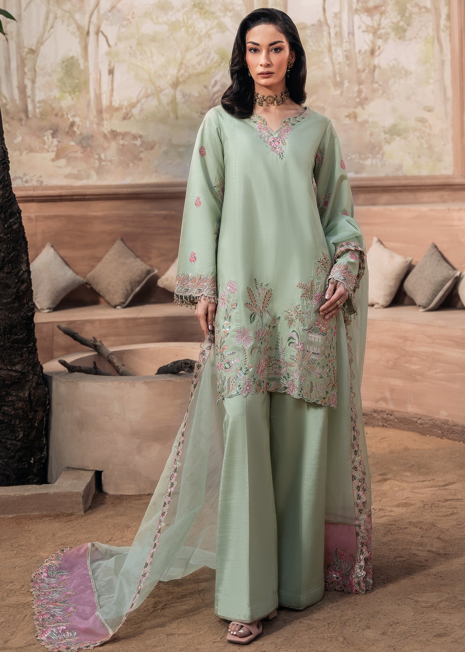 Rang-e-Haya Ayana (Mint Green)