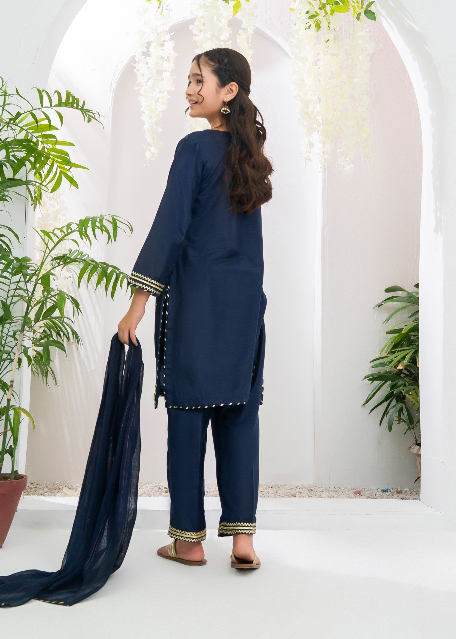 CHIFFON-HAND-ADDA-WORK-3-78 - Pc Suit Ac