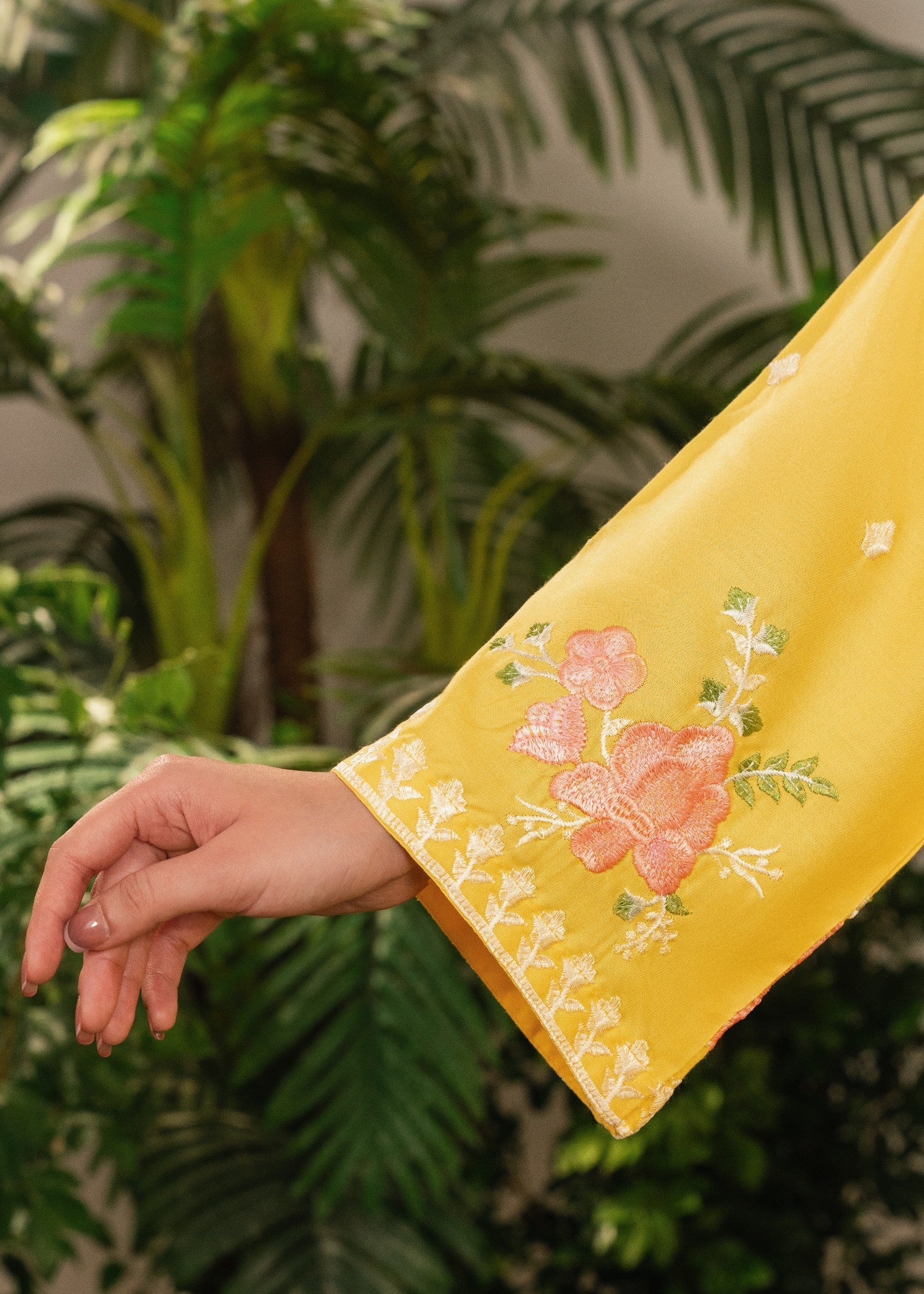 Tehzeeb Libas SUNFLOWER EMBROIDERED 3PC