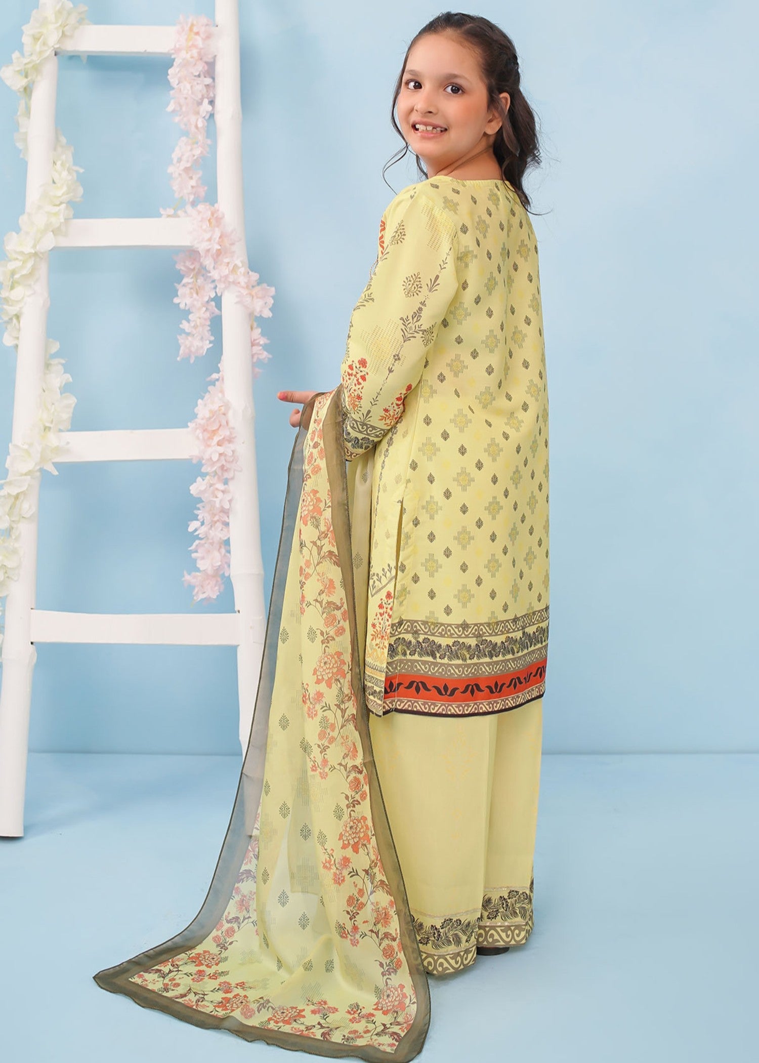 POLY-LAWN-DIGITAL-PRINTED-3-43 Pc Suit Corf