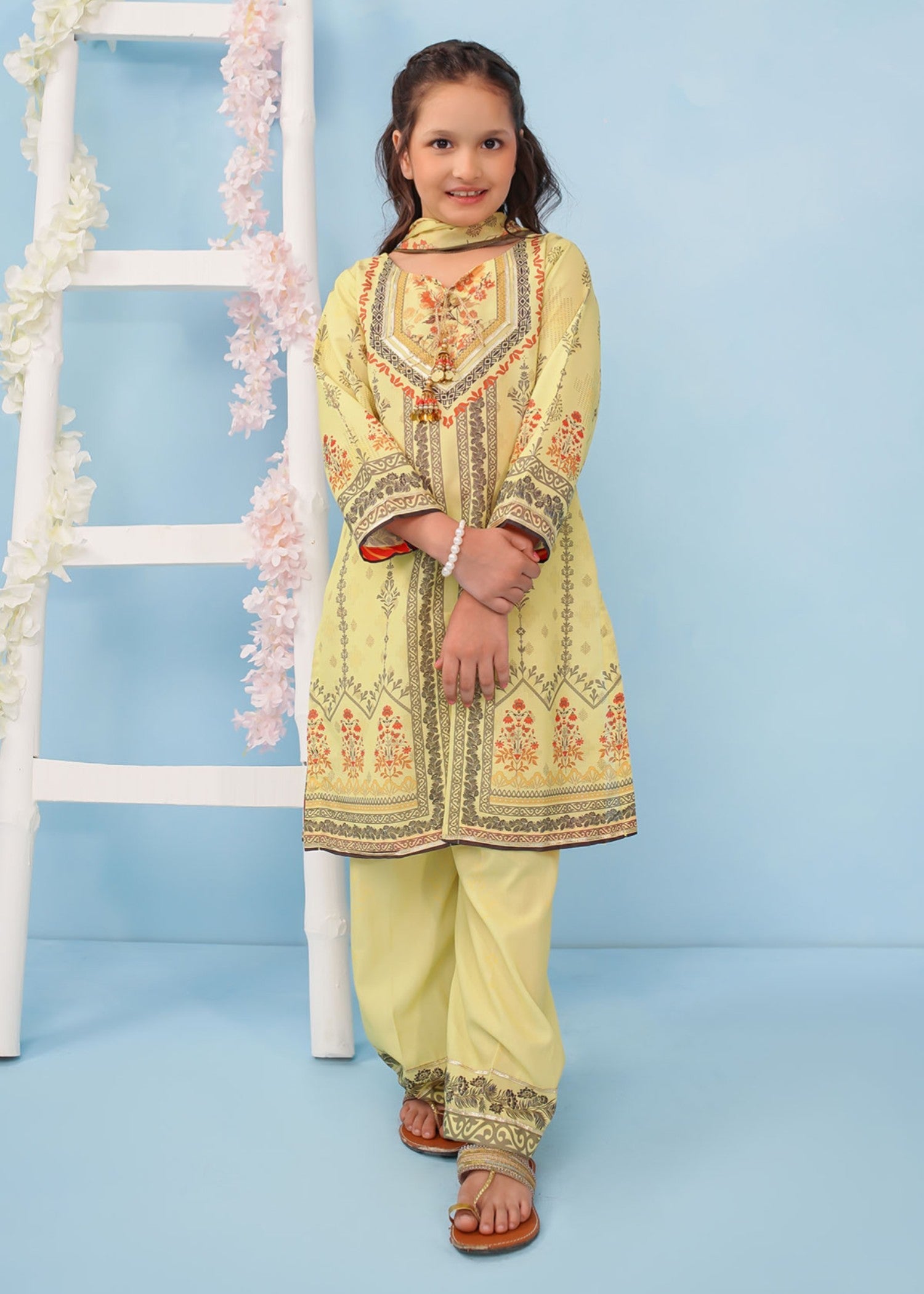 POLY-LAWN-DIGITAL-PRINTED-3-43 Pc Suit Corf