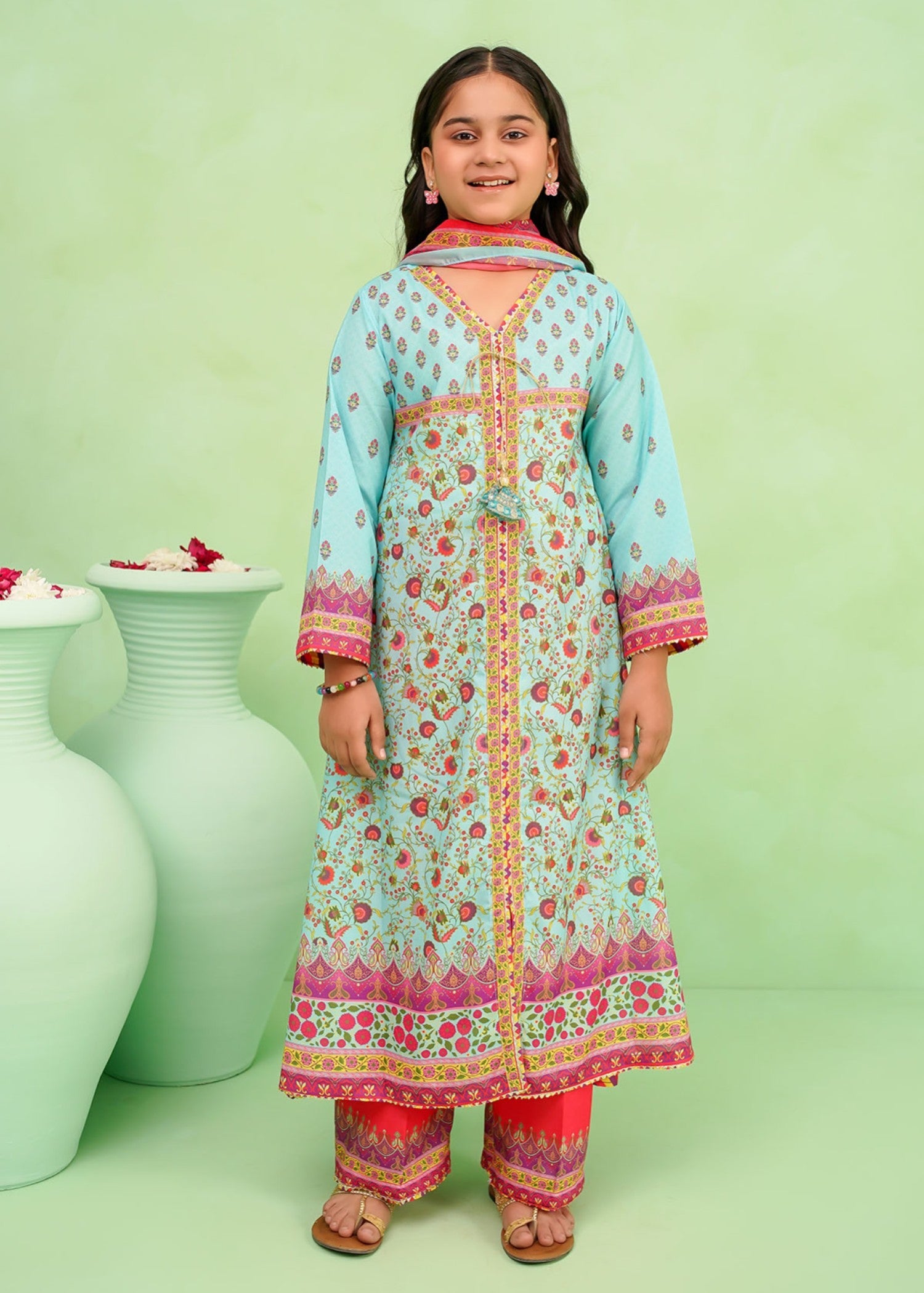 POLY-LAWN-DIGITAL-PRINTED-3-49 Pc Suit Corf