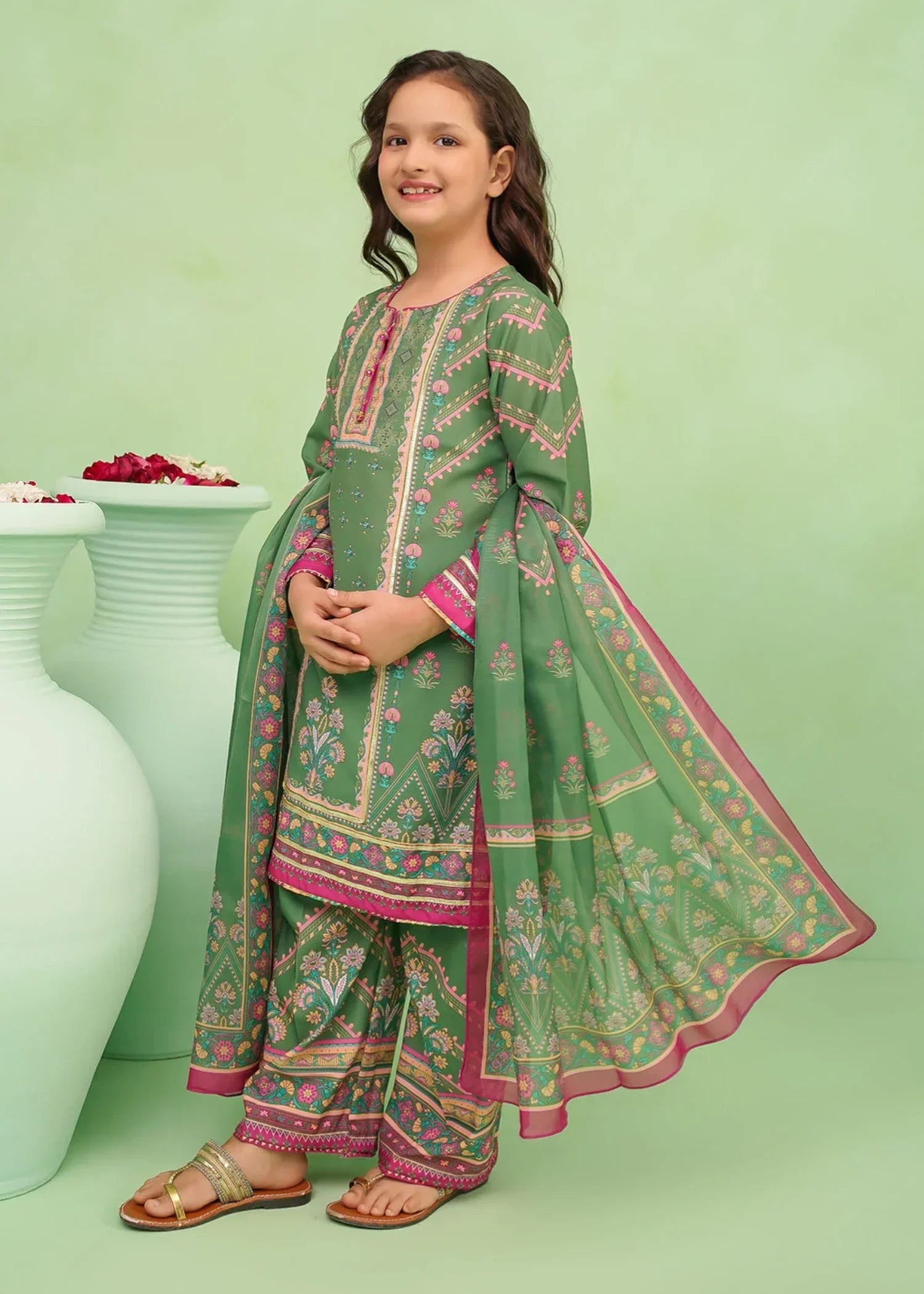 POLY-LAWN-DIGITAL-PRINTED-3-55 Pc Suit Corf