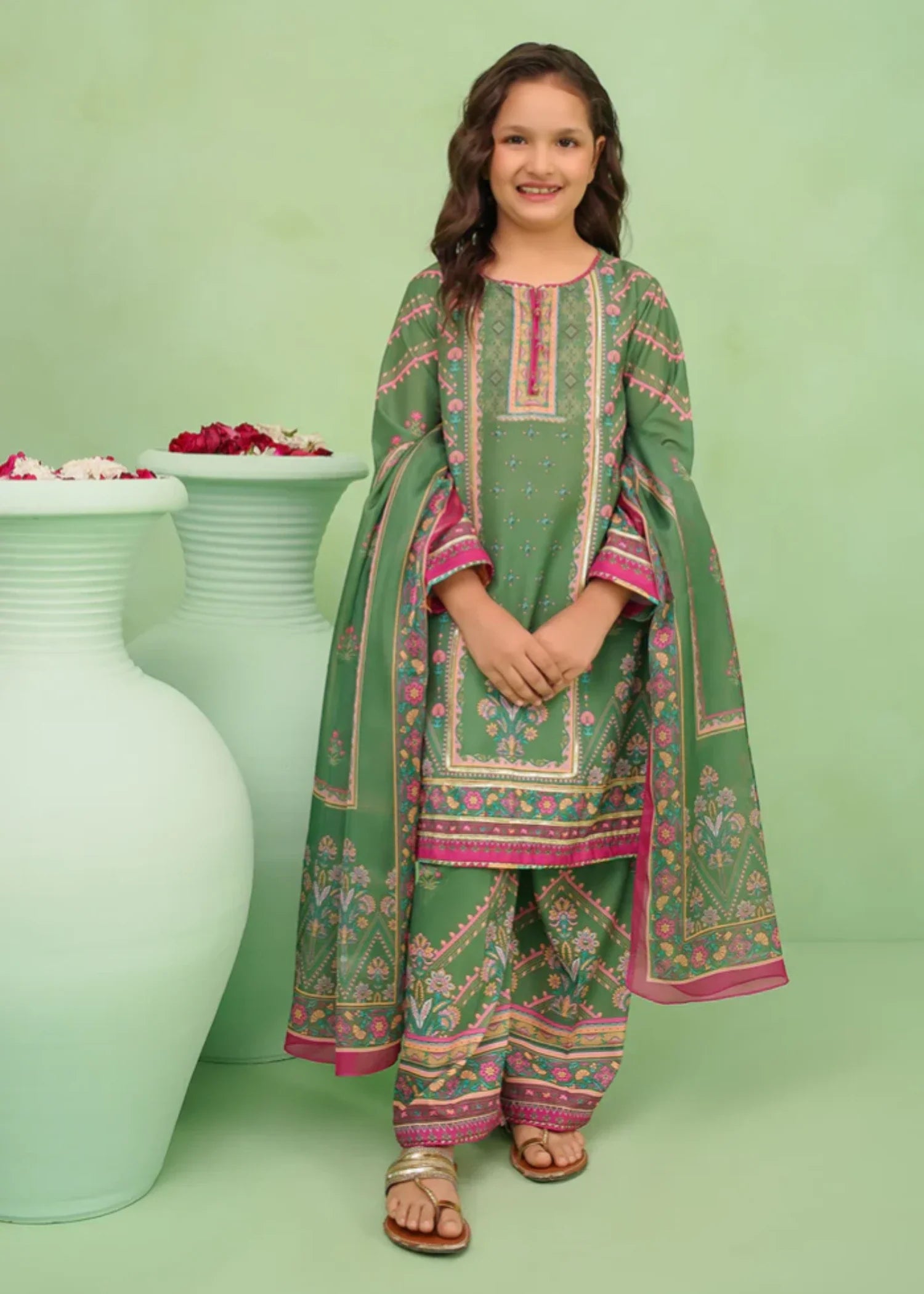 POLY-LAWN-DIGITAL-PRINTED-3-55 Pc Suit Corf