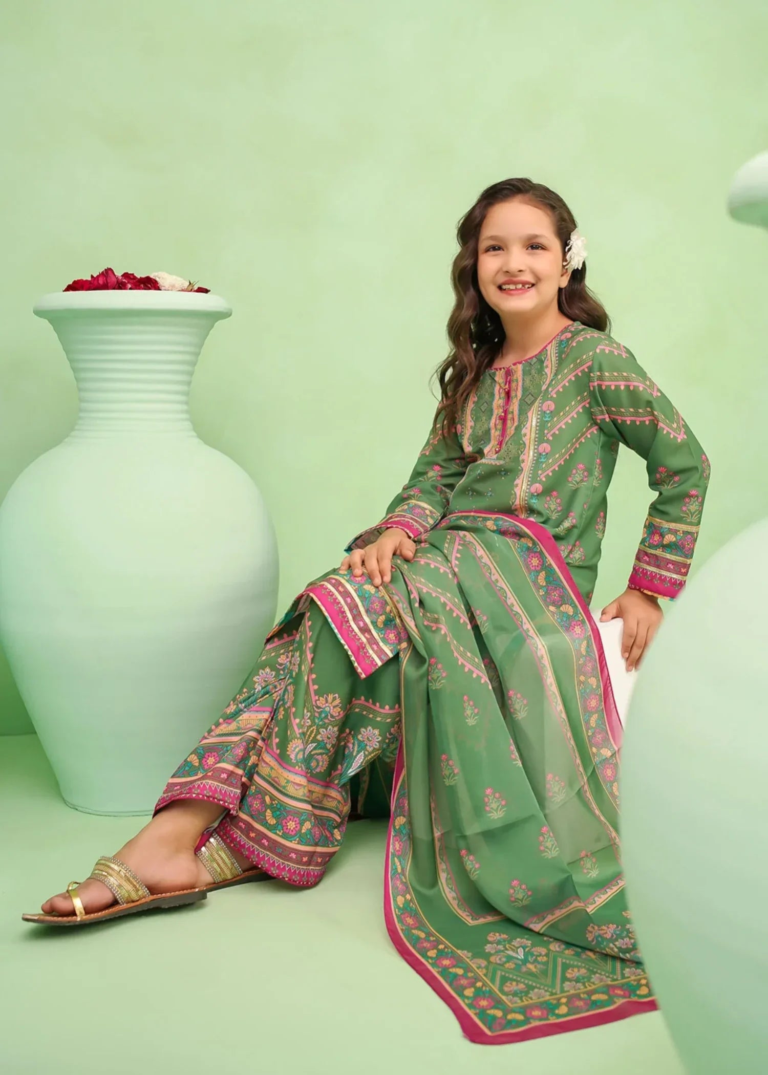 POLY-LAWN-DIGITAL-PRINTED-3-55 Pc Suit Corf