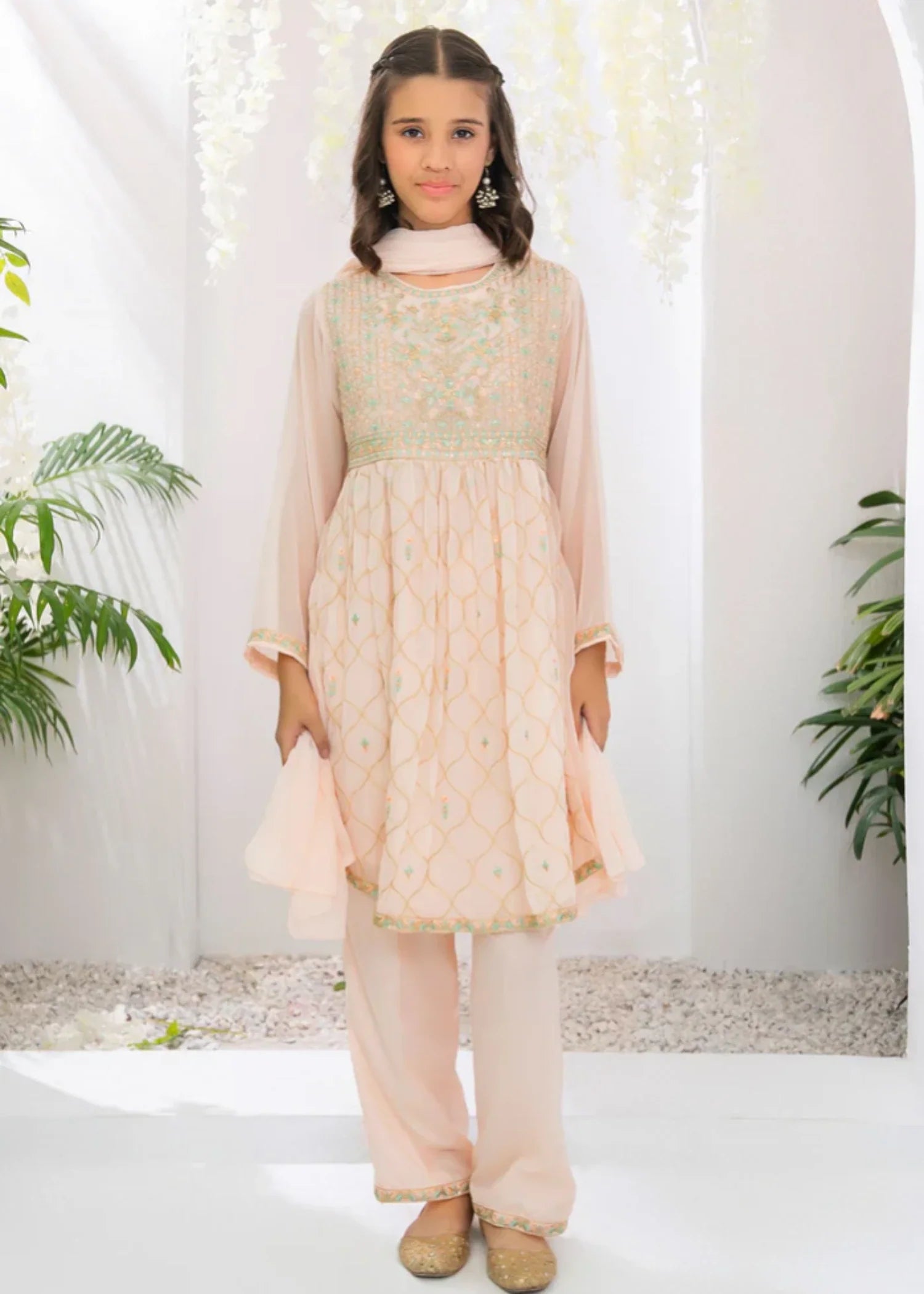 CHIFFON-EMBROIDERED-3-65 - Pc Suit Em