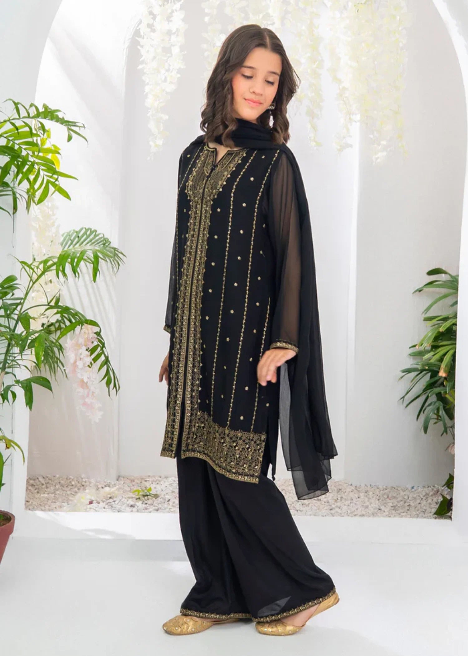 CHIFFON-EMBROIDERED-3-69 - Pc Suit Em