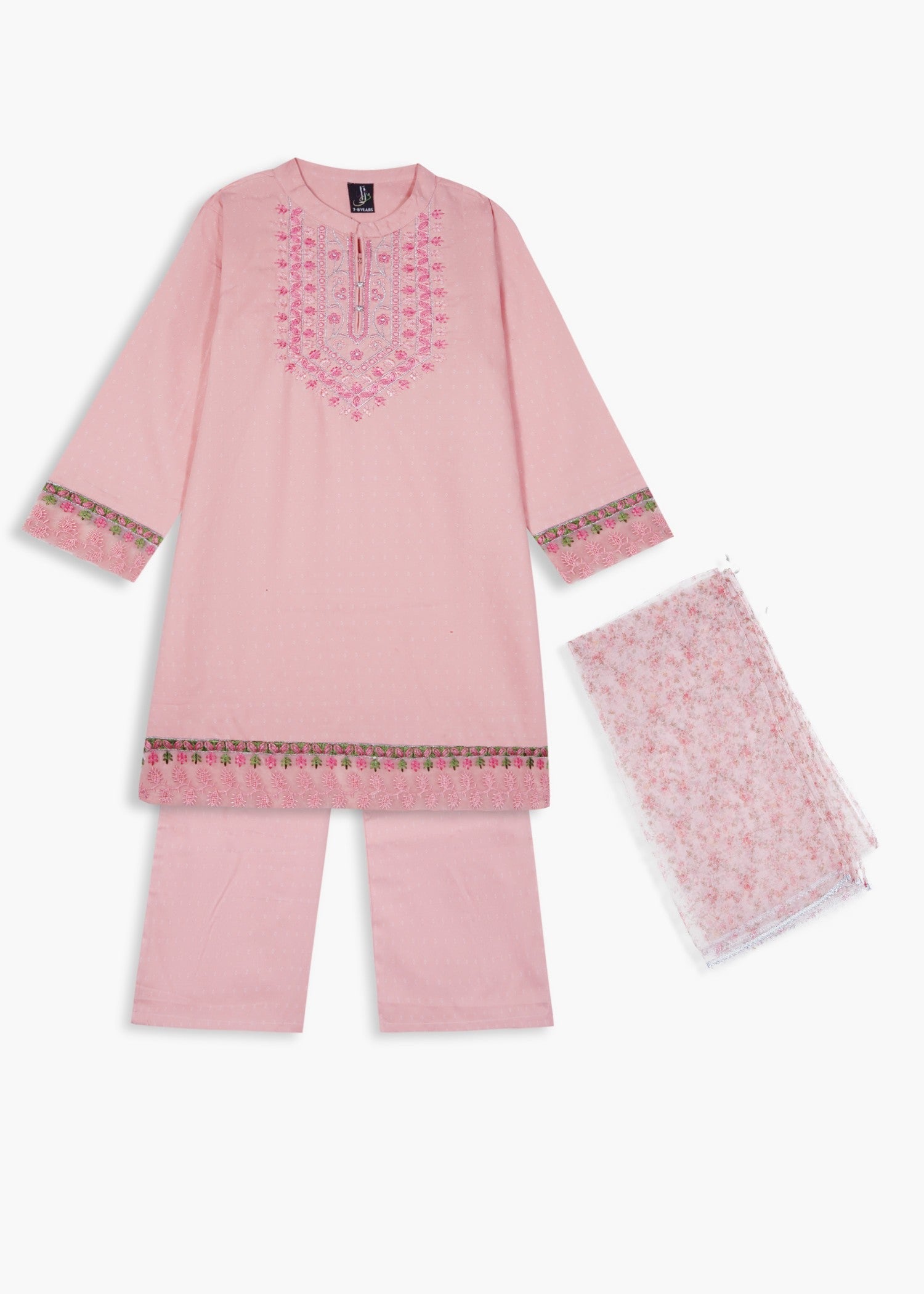 GIRLS-PASTEL-PINK-COTTON-EMBROIDERED-ETHNIC-SUIT-WITH-NET-DUPATTA-FESTIVE-PARTY-WEAR