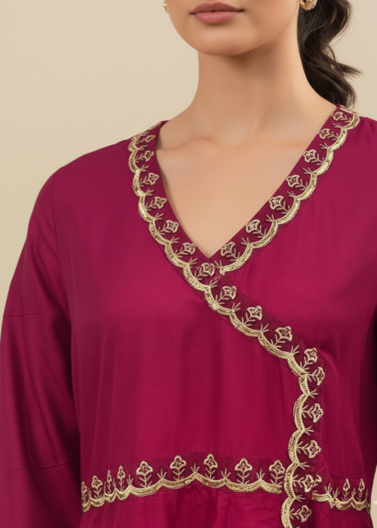 Sahibas By Mirza Sabaat Maroon