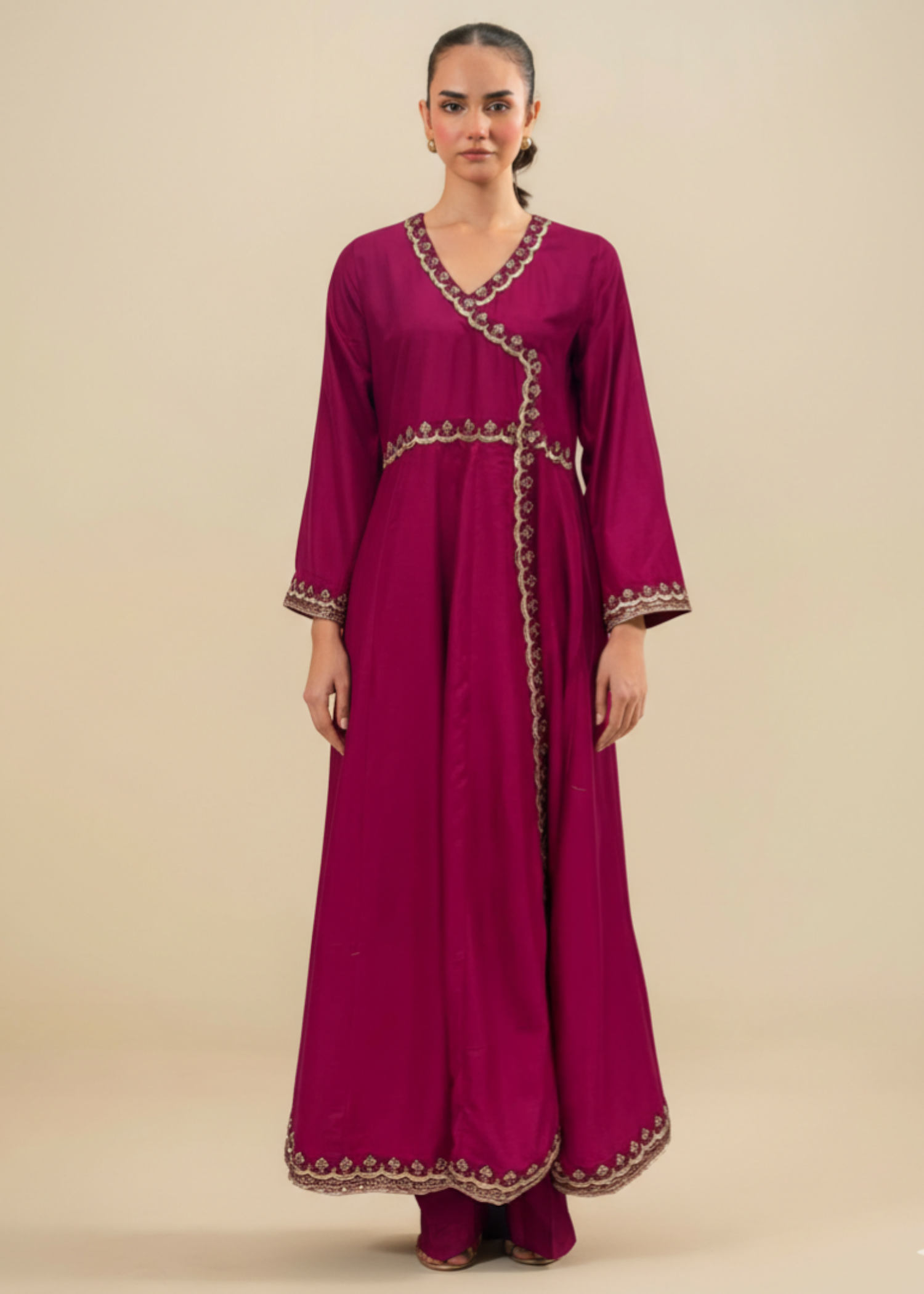 Sahibas By Mirza Sabaat Maroon