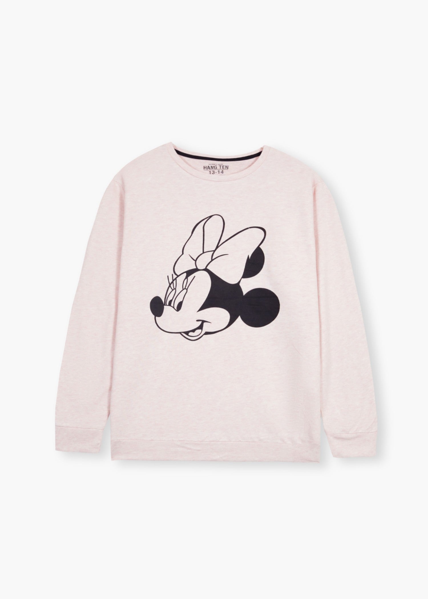 MINNIE-MOUSE-GIRLS-SWEATSHIRT-SOFT-PINK