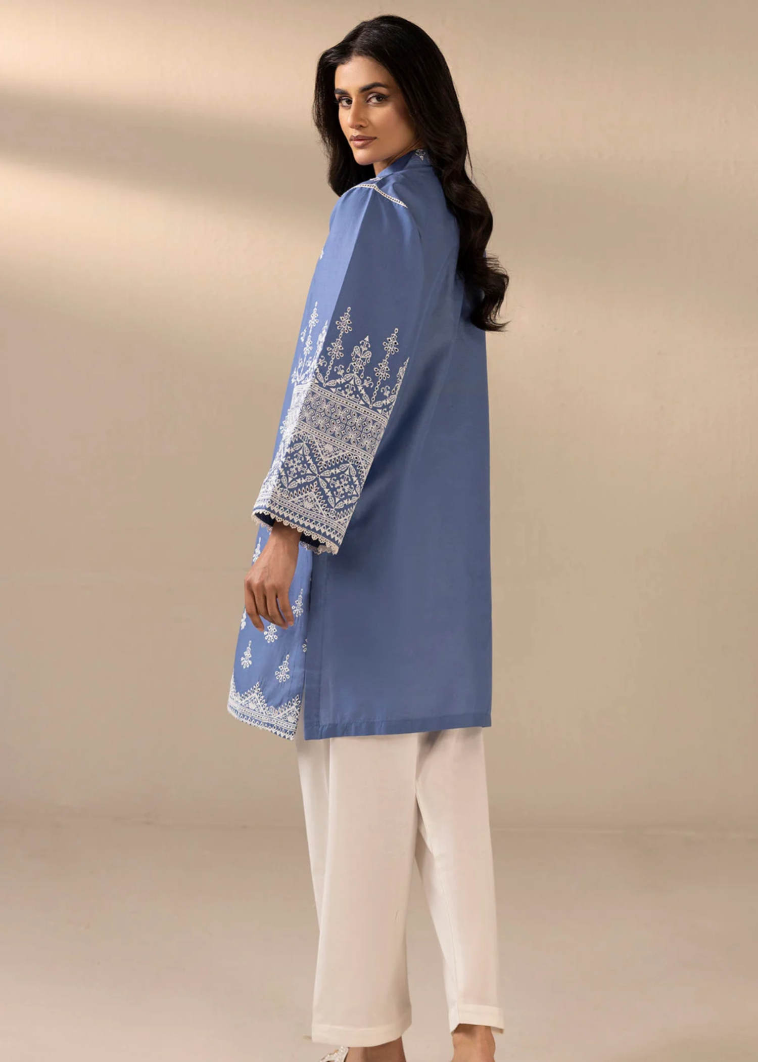 Motifz 4614-RUBY EMBROIDERED CAMBRIC STITCHED