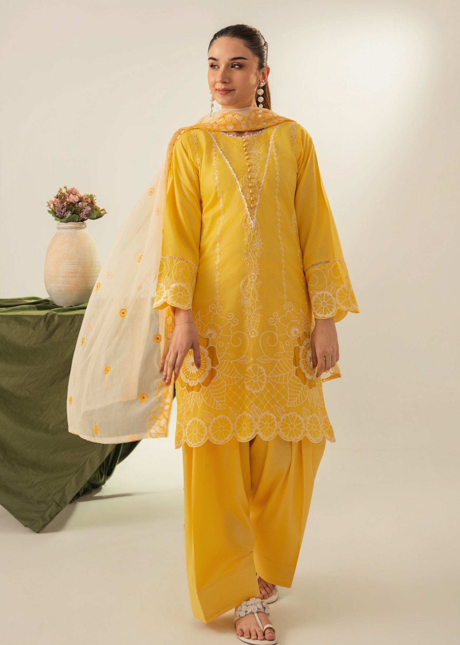 Tehzeeb Libas SORAYA EMBROIDERED 3PC
