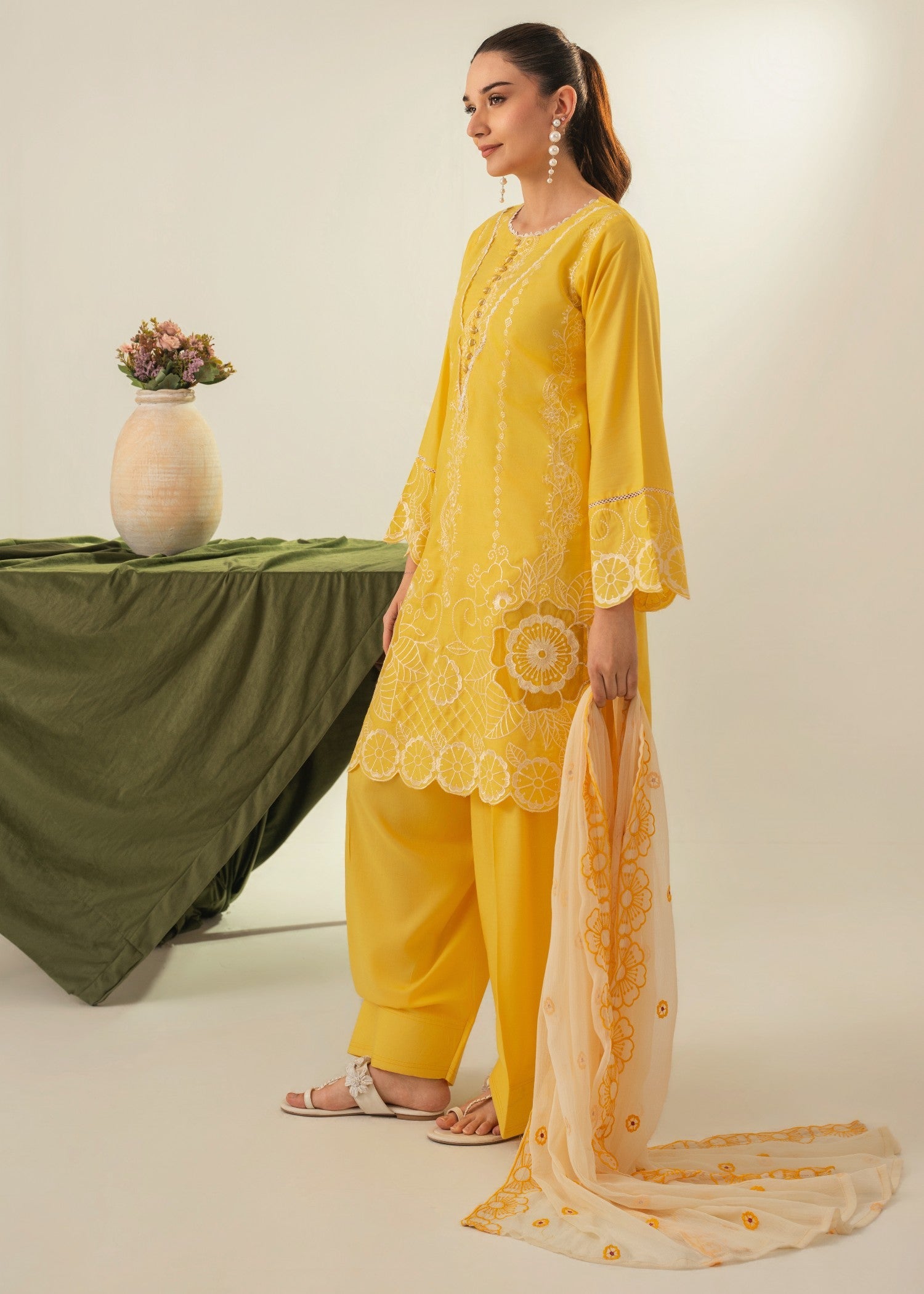 Tehzeeb Libas SORAYA EMBROIDERED 3PC