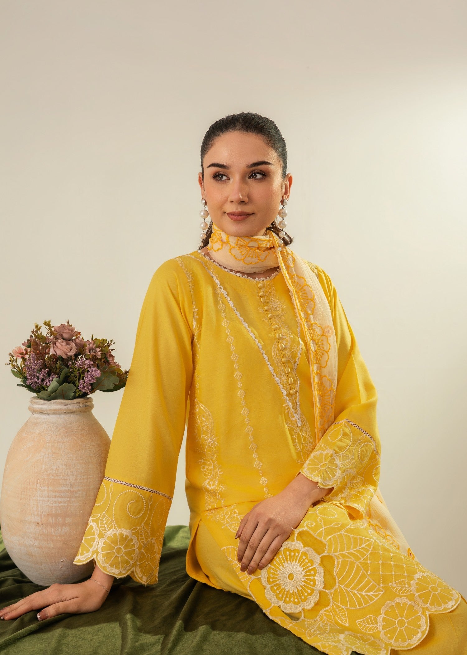 Tehzeeb Libas SORAYA EMBROIDERED 3PC