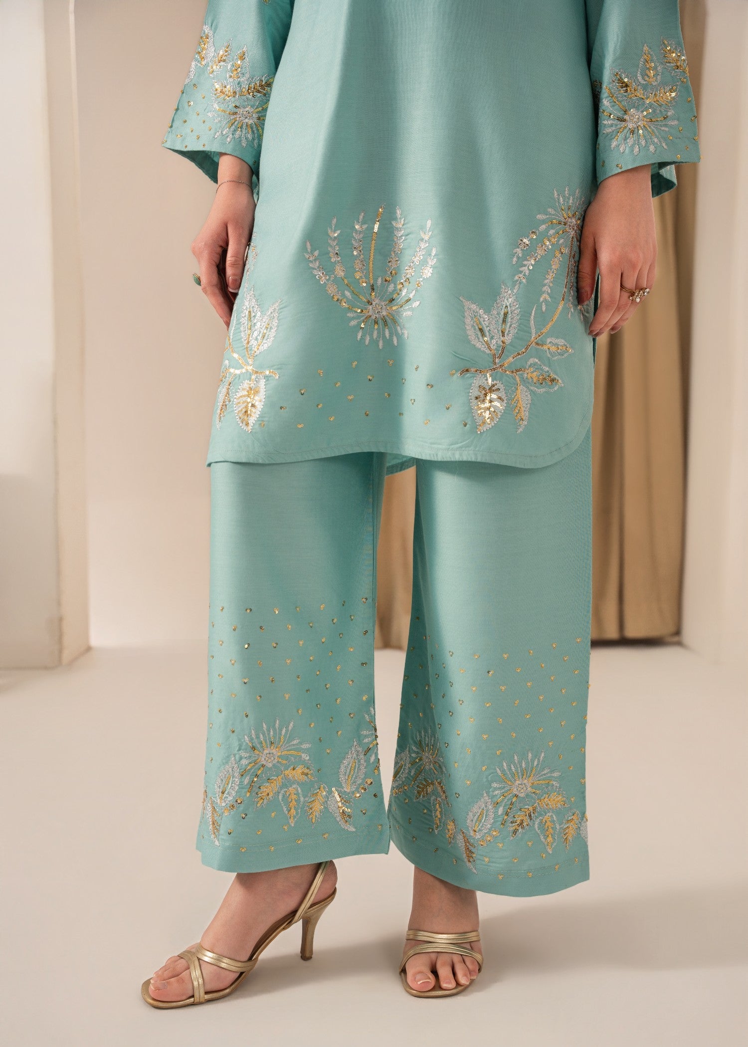 Tehzeeb Libas ZARNAAB EMBROIDERED 3PC