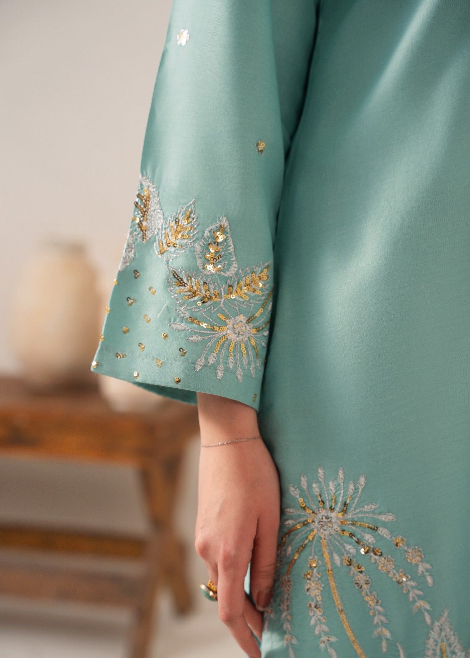 Tehzeeb Libas ZARNAAB EMBROIDERED 3PC
