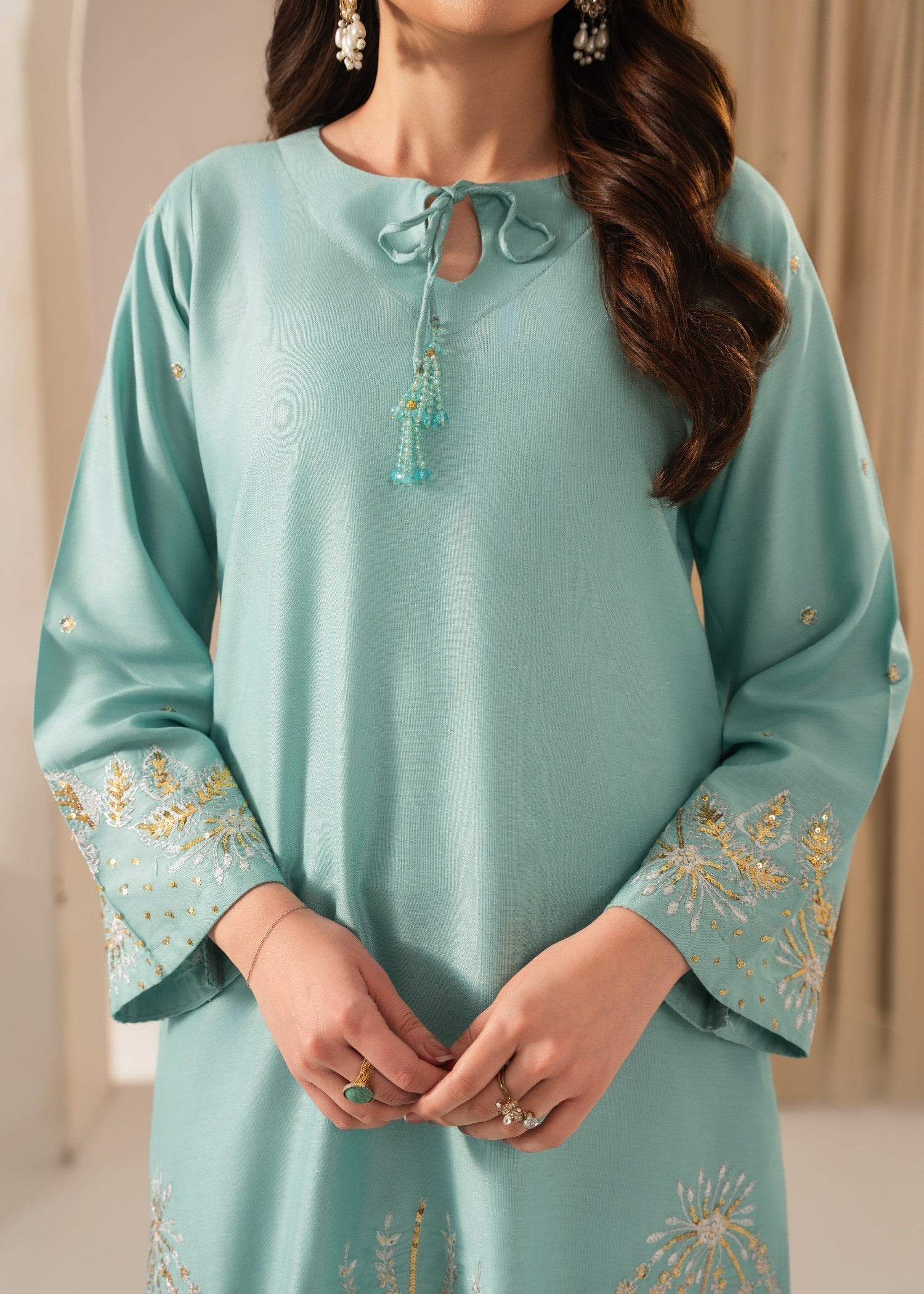 Tehzeeb Libas ZARNAAB EMBROIDERED 3PC