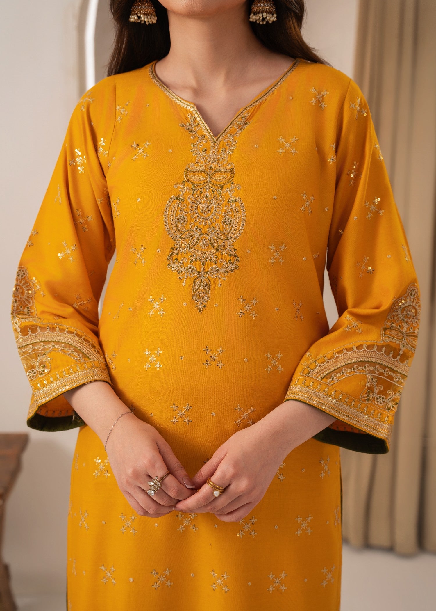 Tehzeeb Libas SONA EMBROIDERED 3PC