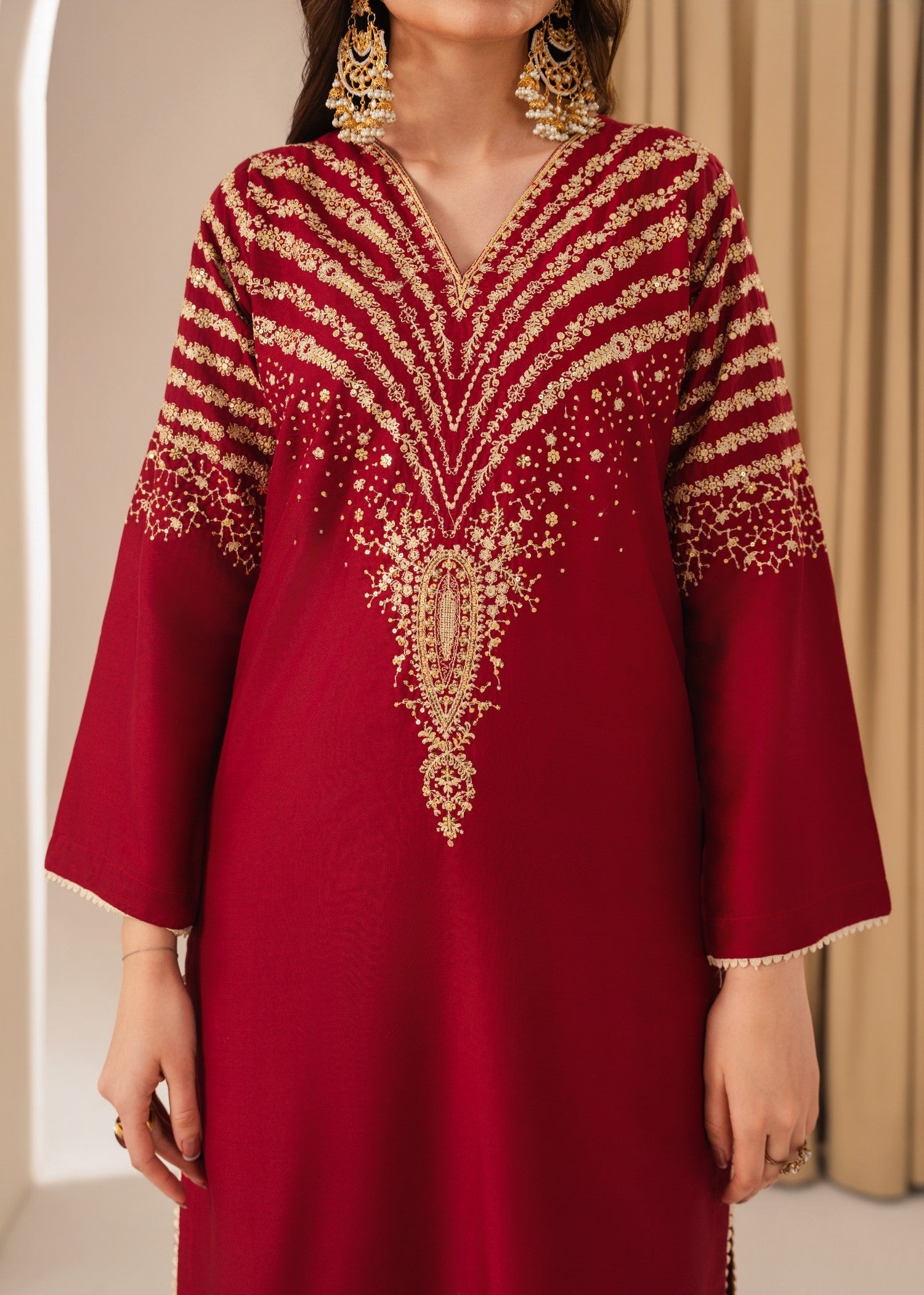 Tehzeeb Libas PEACOCK M EMBROIDERED 3PC
