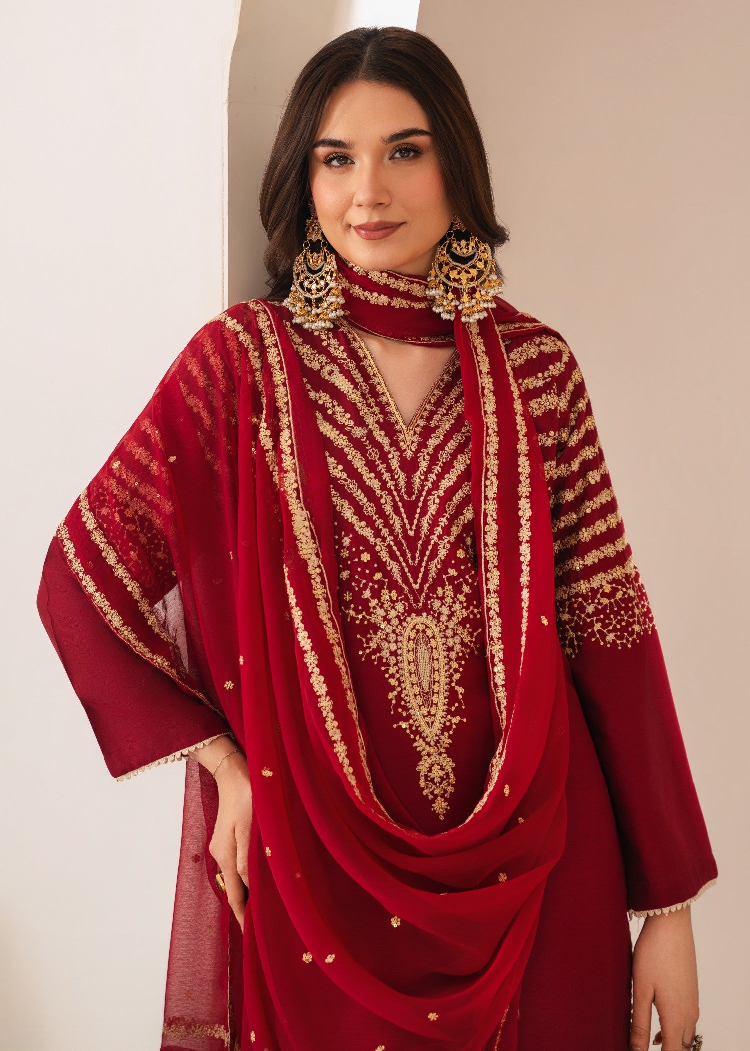 Tehzeeb Libas PEACOCK M EMBROIDERED 3PC