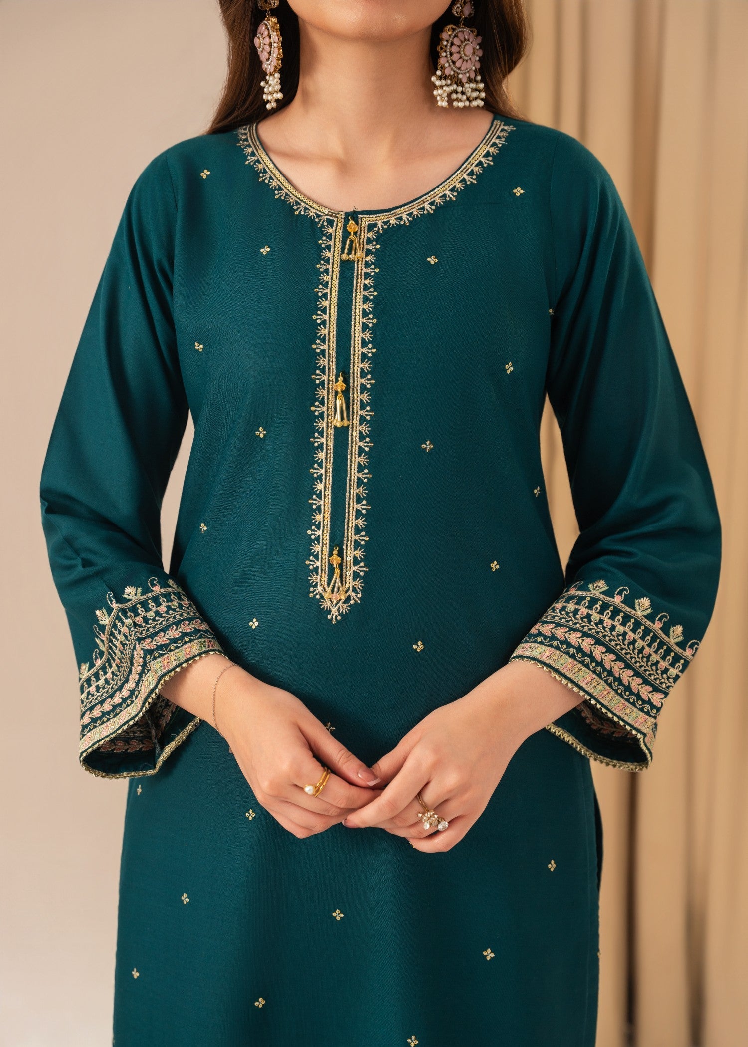 Tehzeeb Libas SAFIRA EMBROIDERED 3PC