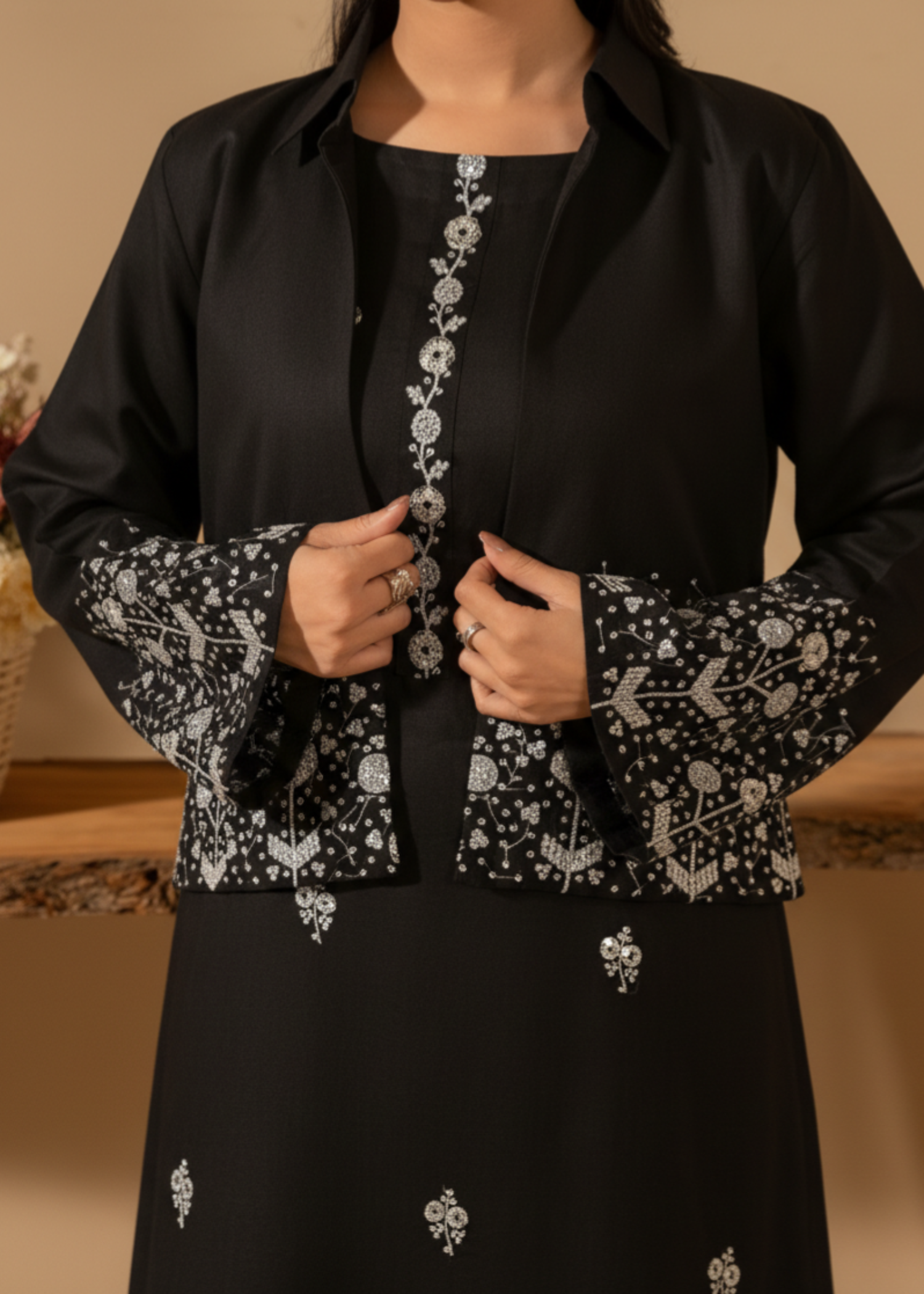 Sahibas By Mirza Safae - Black