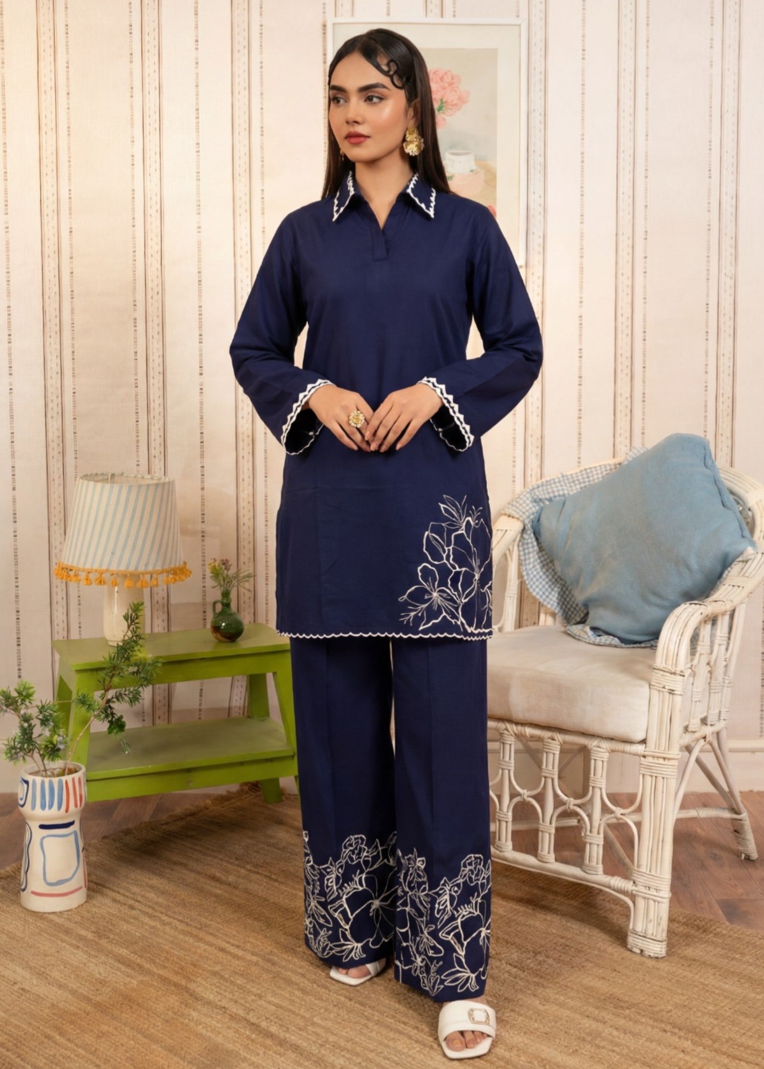Sahibas By Mirza Nuhra - Blue