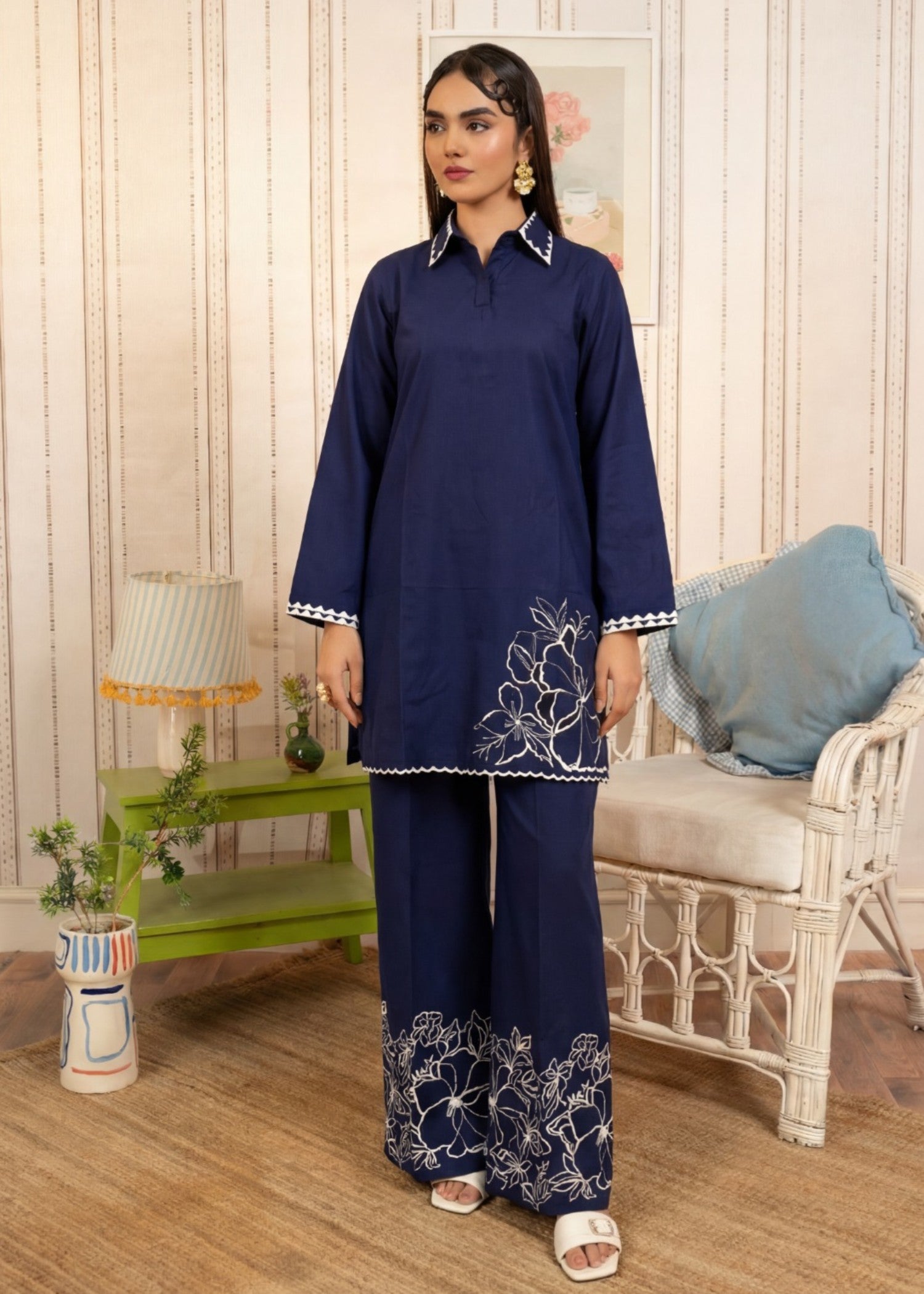 Sahibas By Mirza Nuhra - Blue