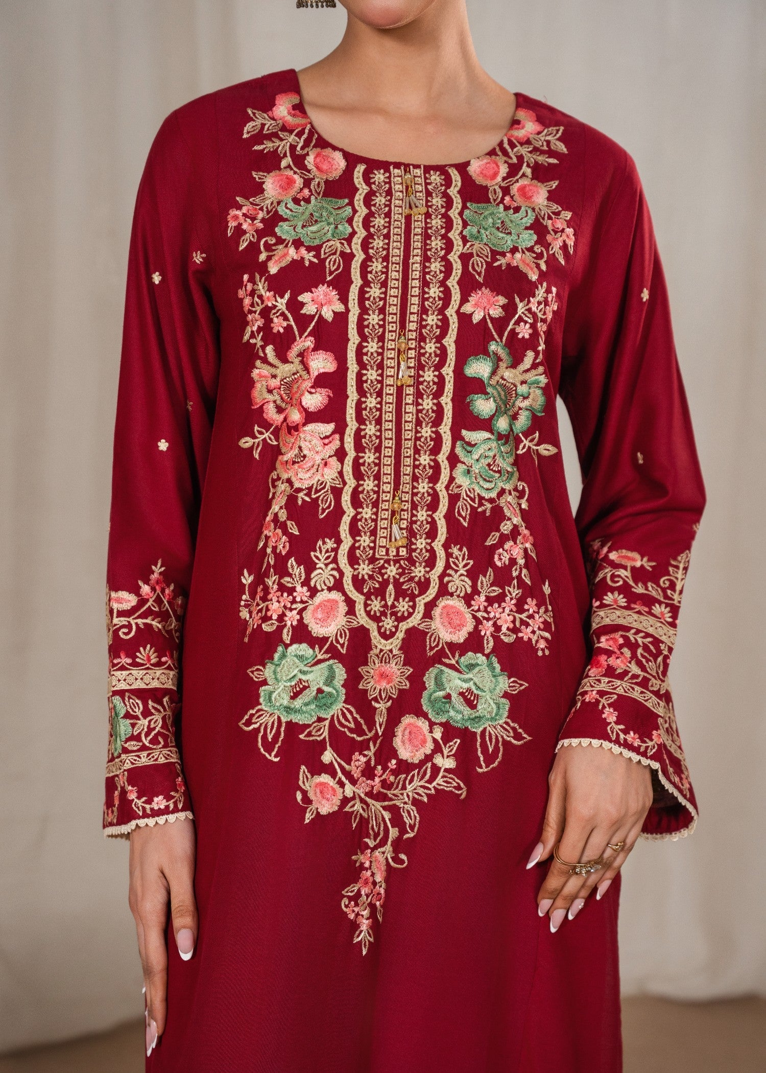 Tehzeeb Libas AROHA EMBROIDERED 3PC
