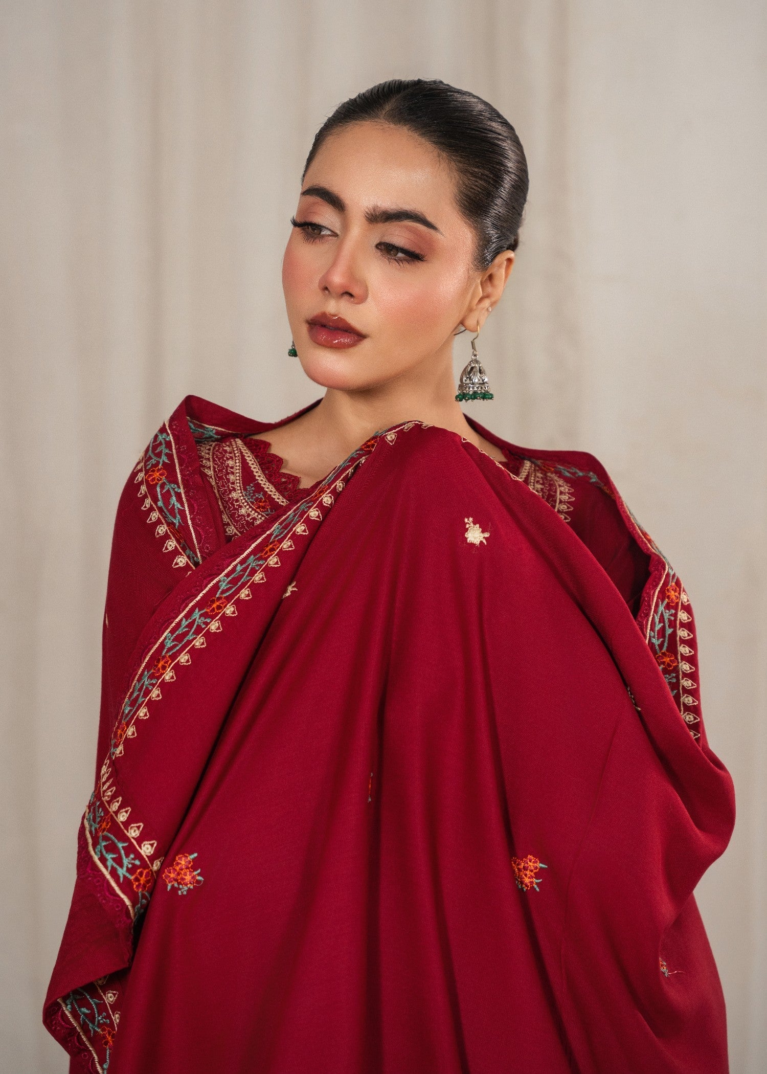 Tehzeeb Libas KESAR EMBROIDERED 3PC
