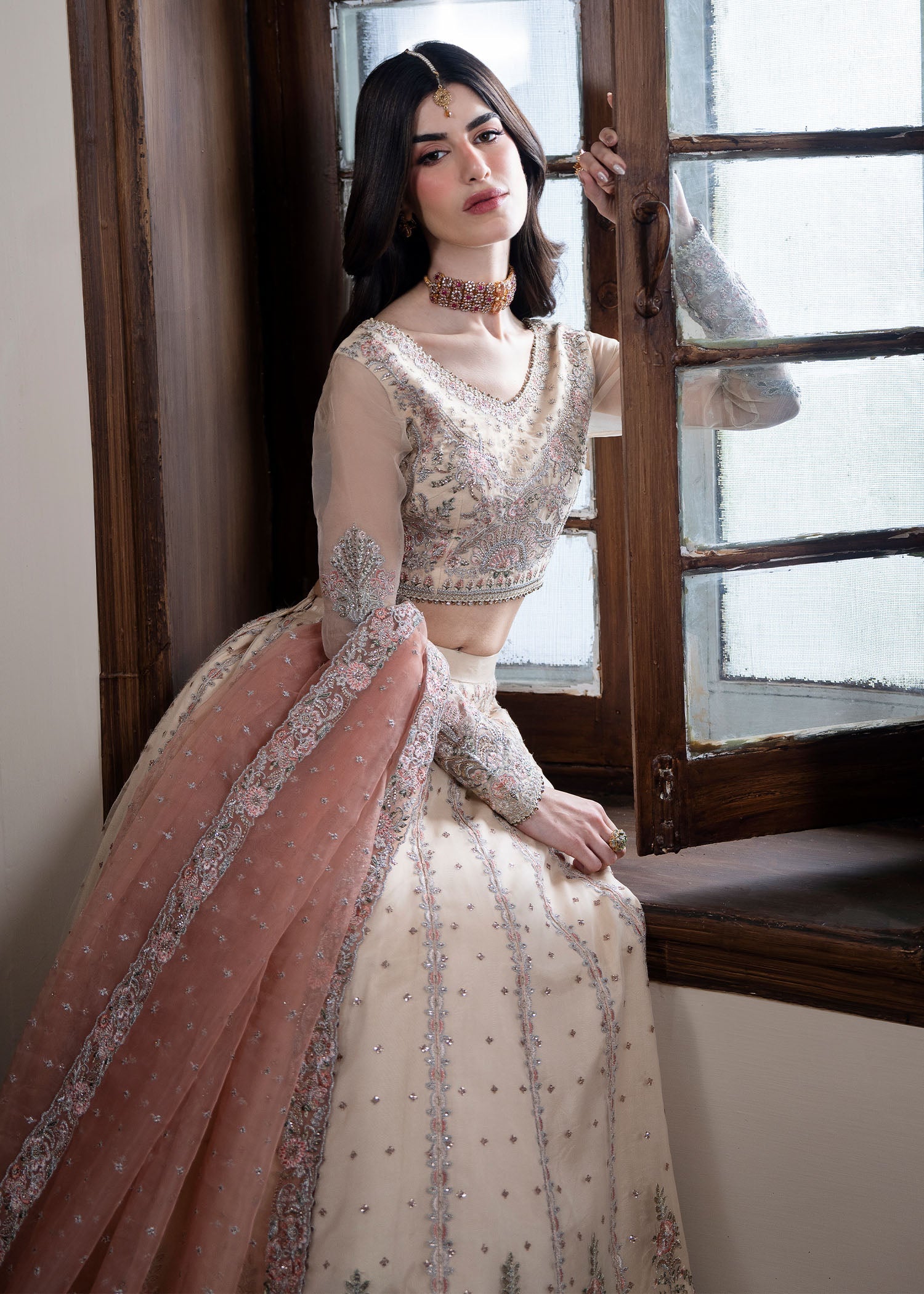 Rang-e-Haya Veloria (Beige)