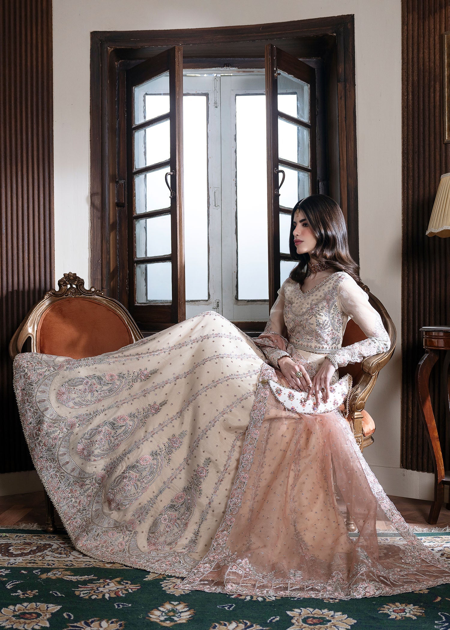 Rang-e-Haya Veloria (Beige)