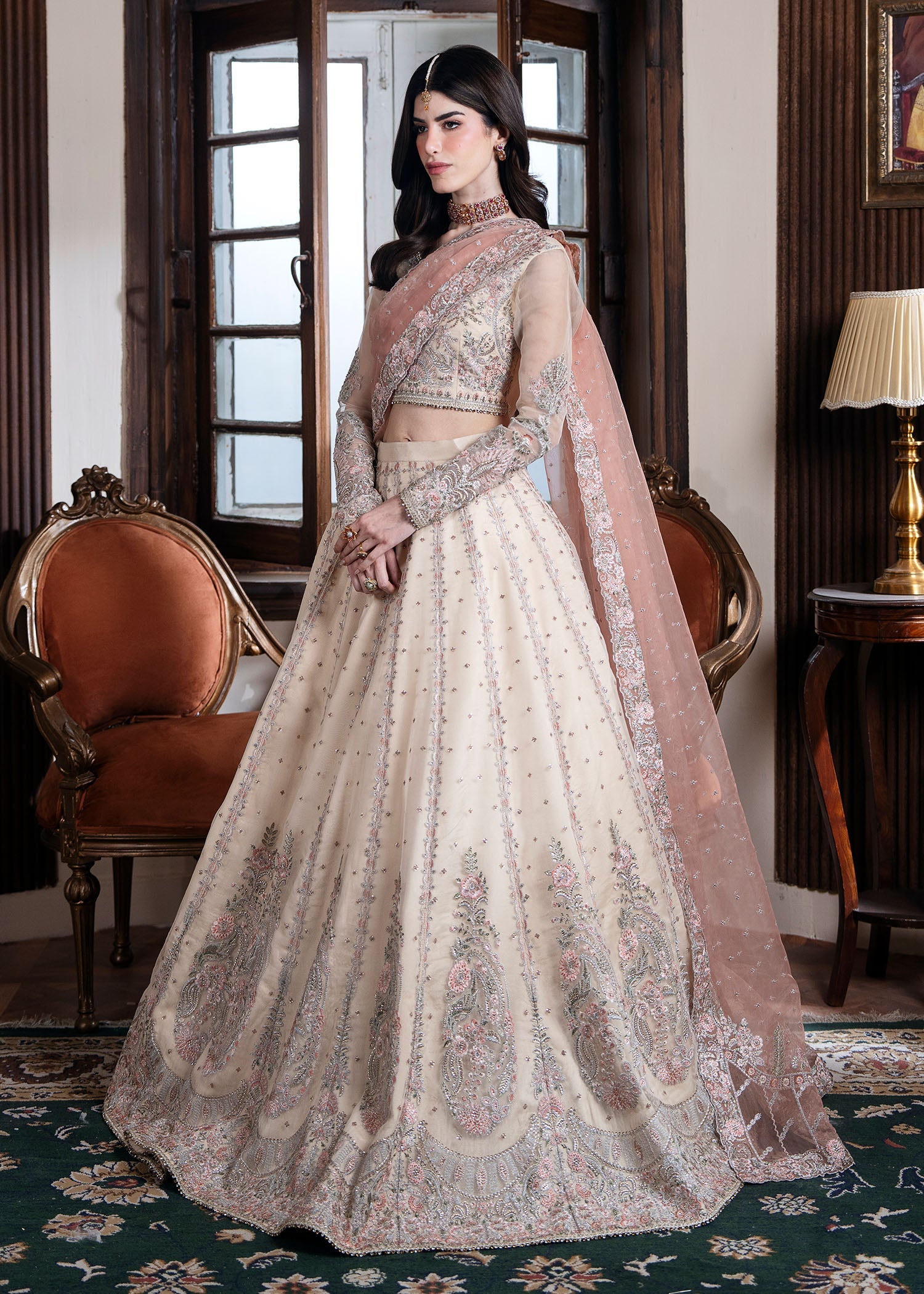Rang-e-Haya Veloria (Beige)