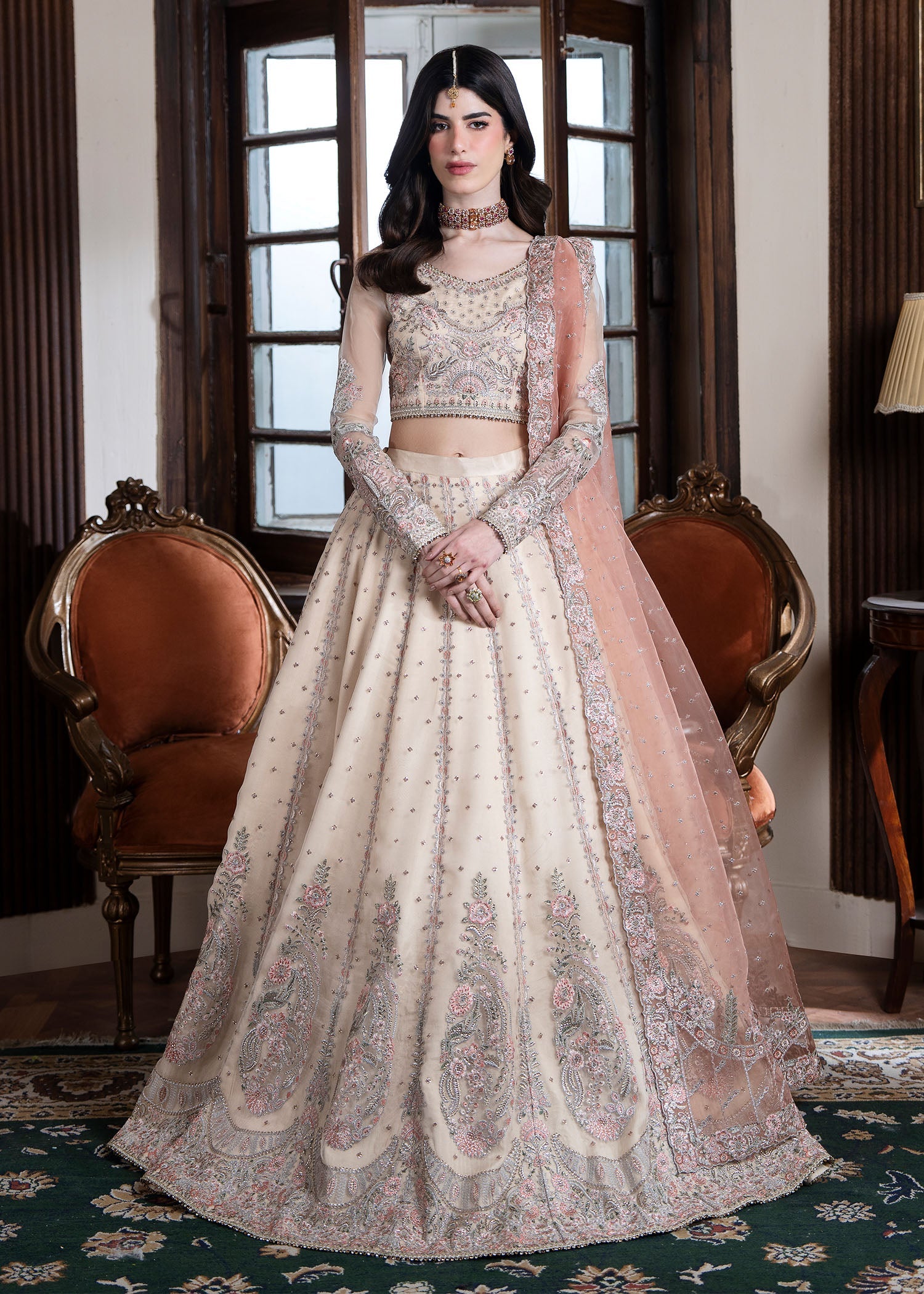 Rang-e-Haya Veloria (Beige)