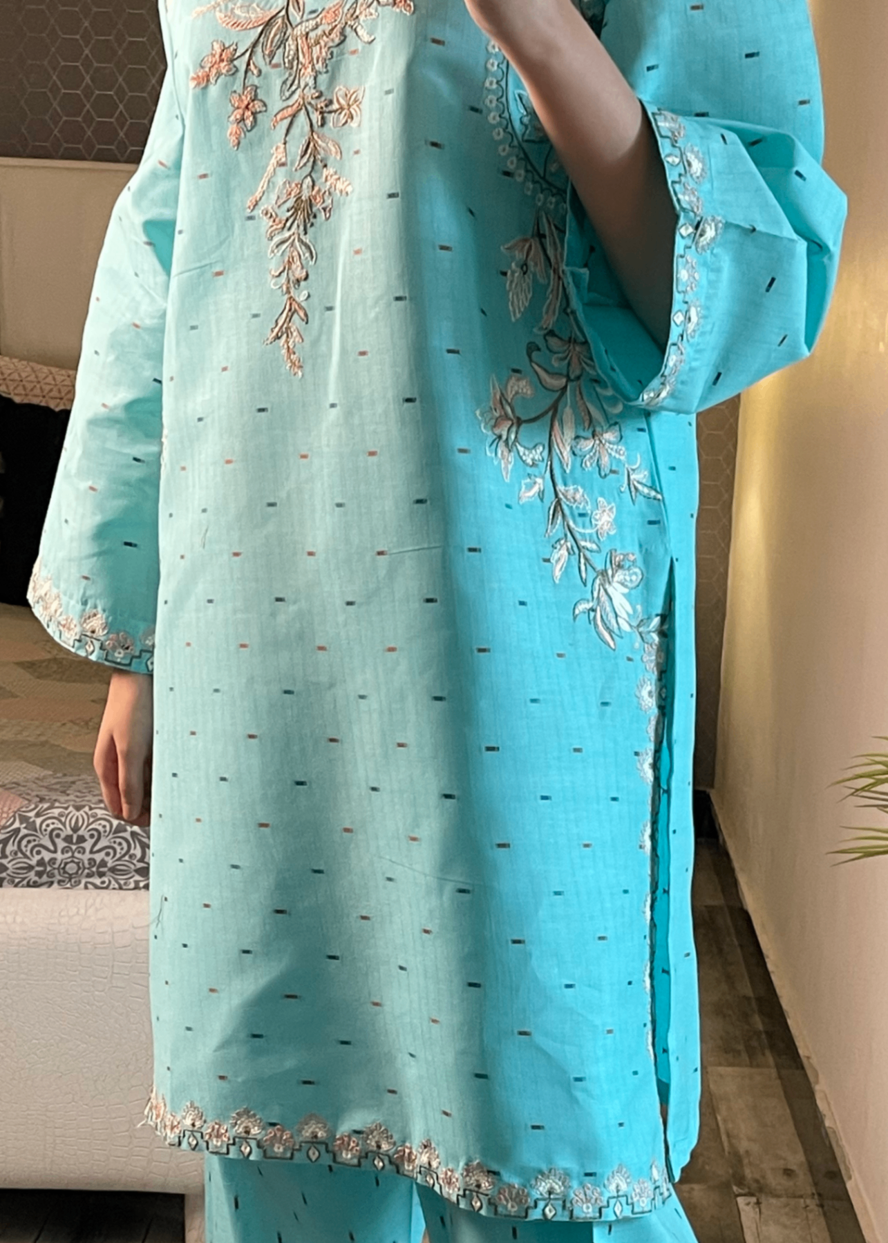 Tehzeeb Libas LAYLA EMBROIDERED 2PC
