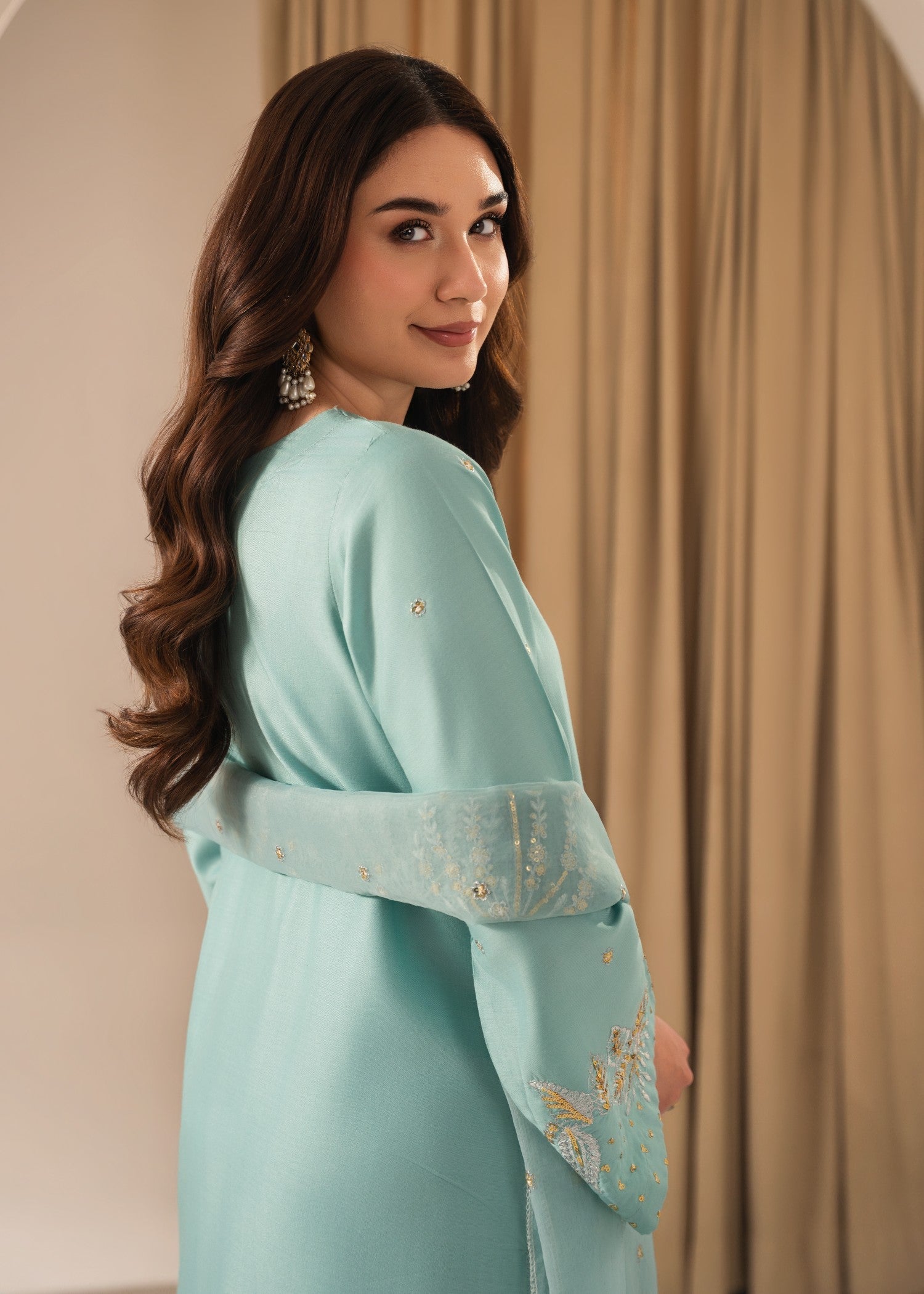Tehzeeb Libas ZARNAB EMBROIDERED3PC