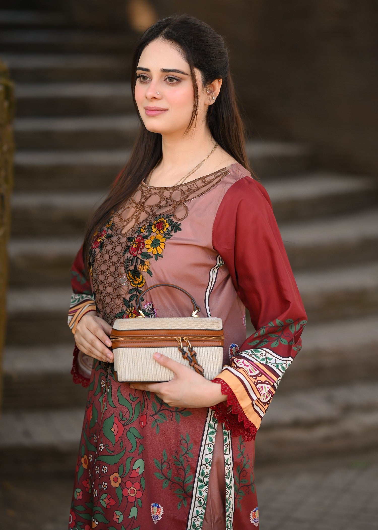 Tehzeeb Libas RANIA EMBROIDERED 2PC